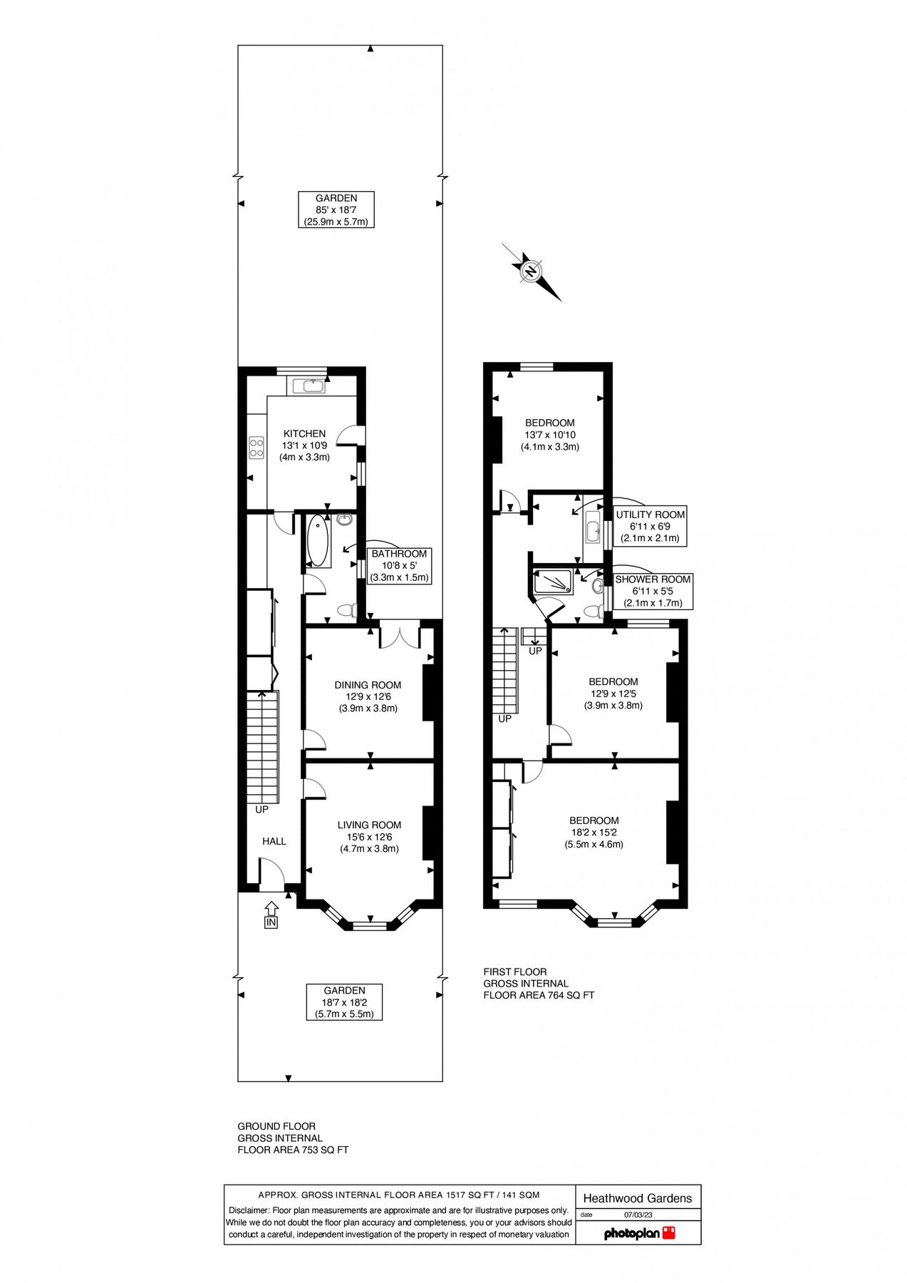 3 bed terraced house for sale in Heathwood Gardens, Charlton, London