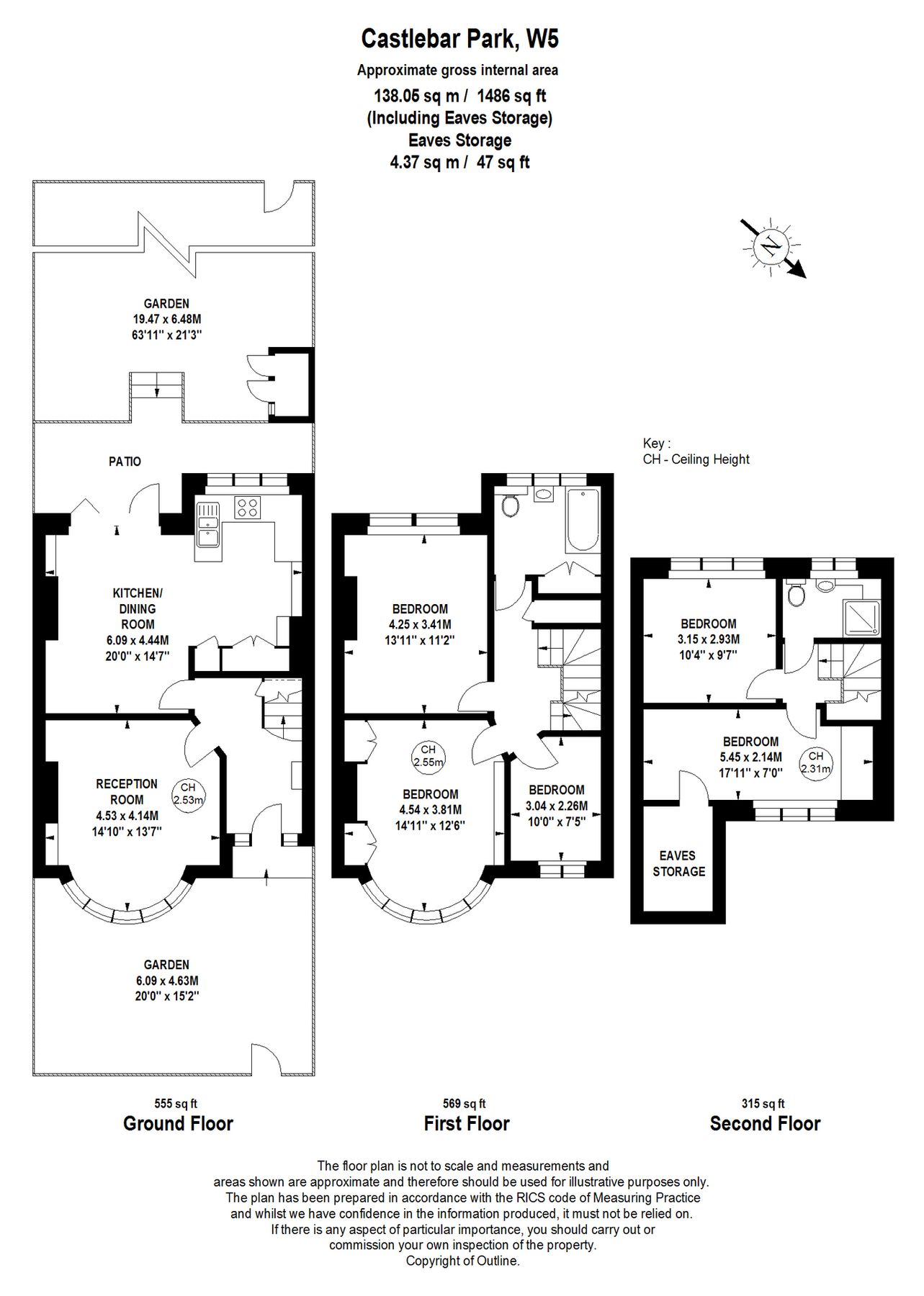 5 bed terraced house for sale in Castlebar Park, Ealing, London W5 Zoopla