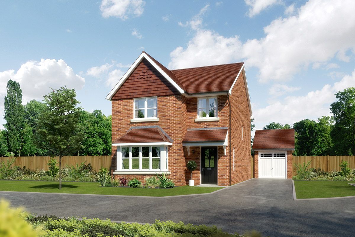 New home, 4 bed detached house for sale in "Parkwood II" at Whittingham