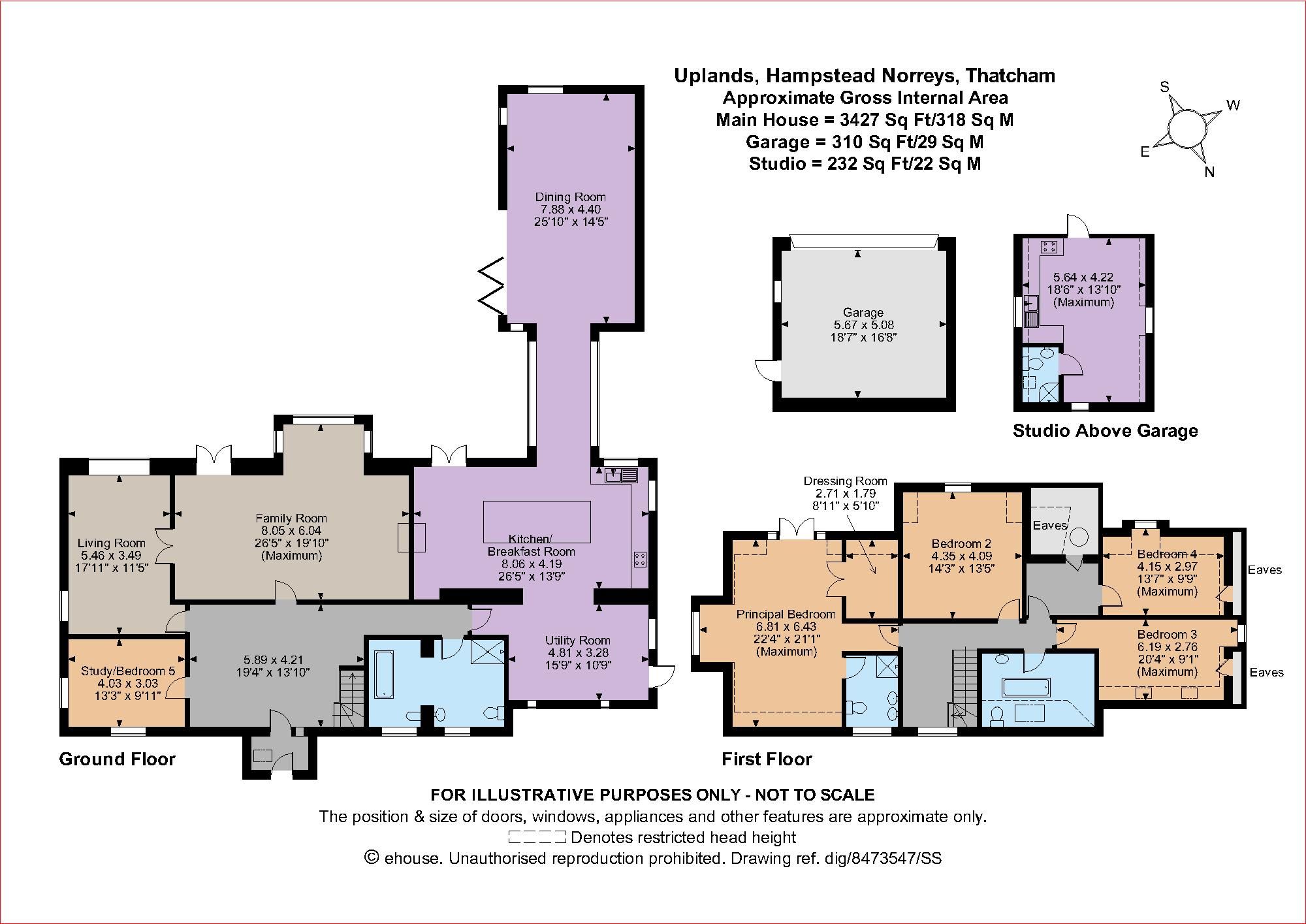 4 bed detached house for sale in Hampstead Norreys, Thatcham, Berkshire