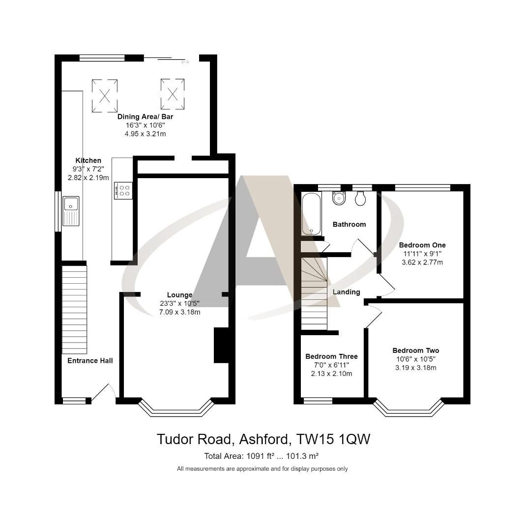 3 bed semidetached house for sale in Tudor Road, Ashford TW15 Zoopla