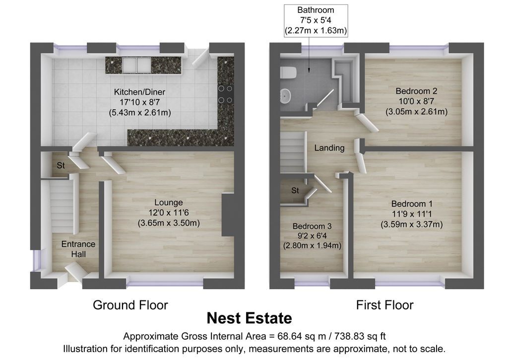3 bed end terrace house for sale in Nest Estate, Mytholmroyd, Hebden