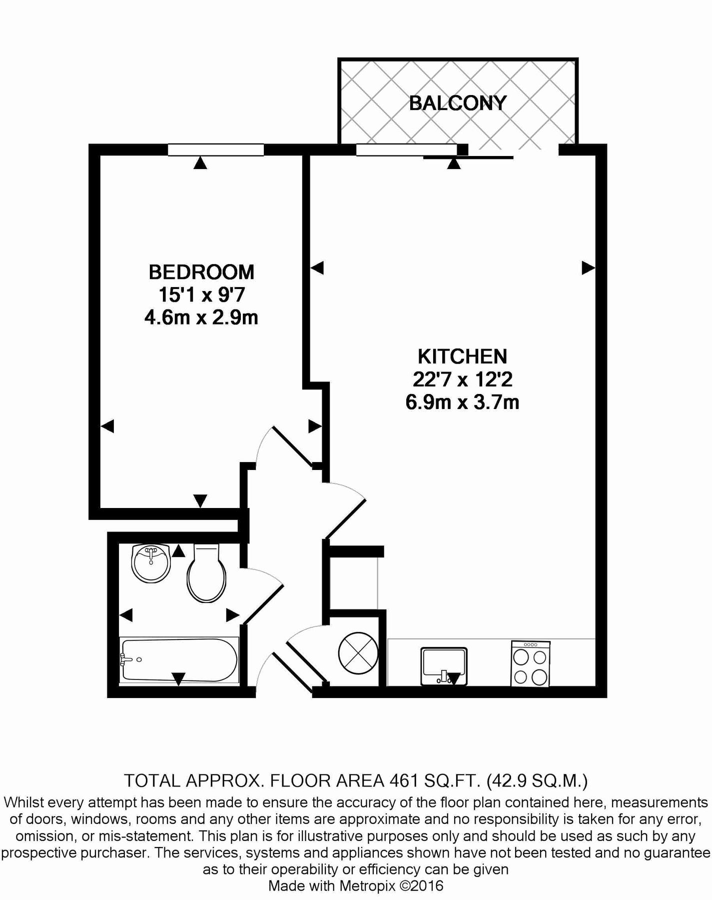 1 bed flat to rent in Alaska Building, Deals Gateway, Deptford, London