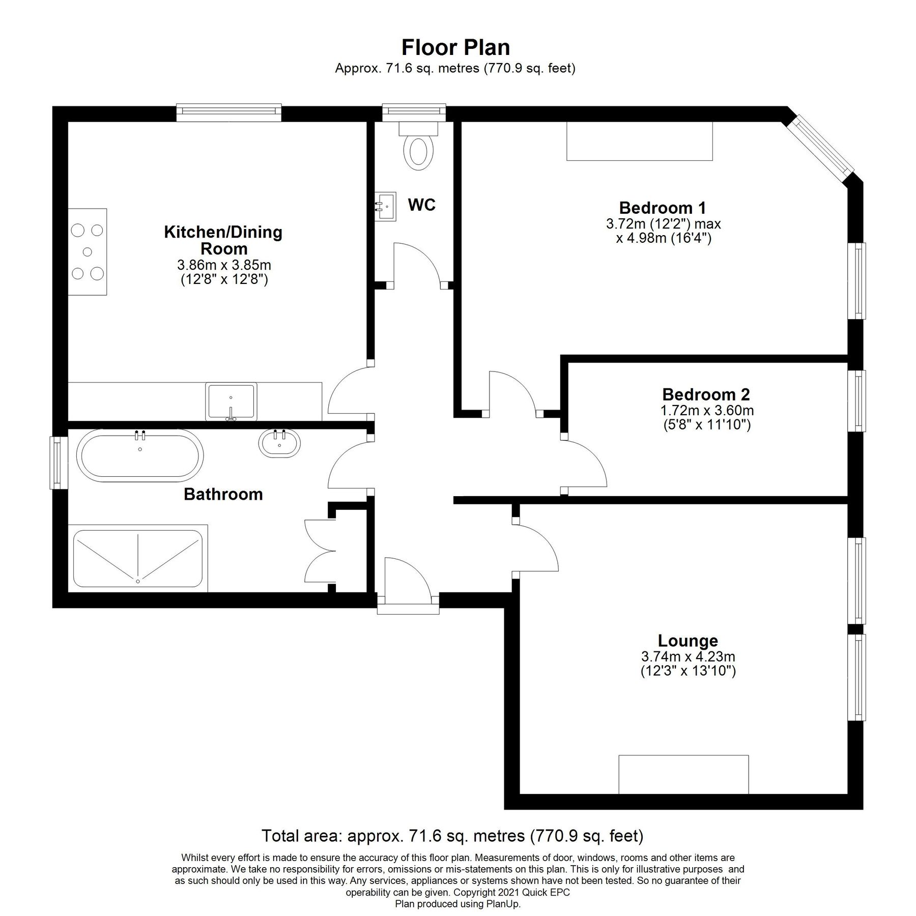 2 bed flat for sale in Queens Road, Farnborough, Hampshire GU14 Zoopla