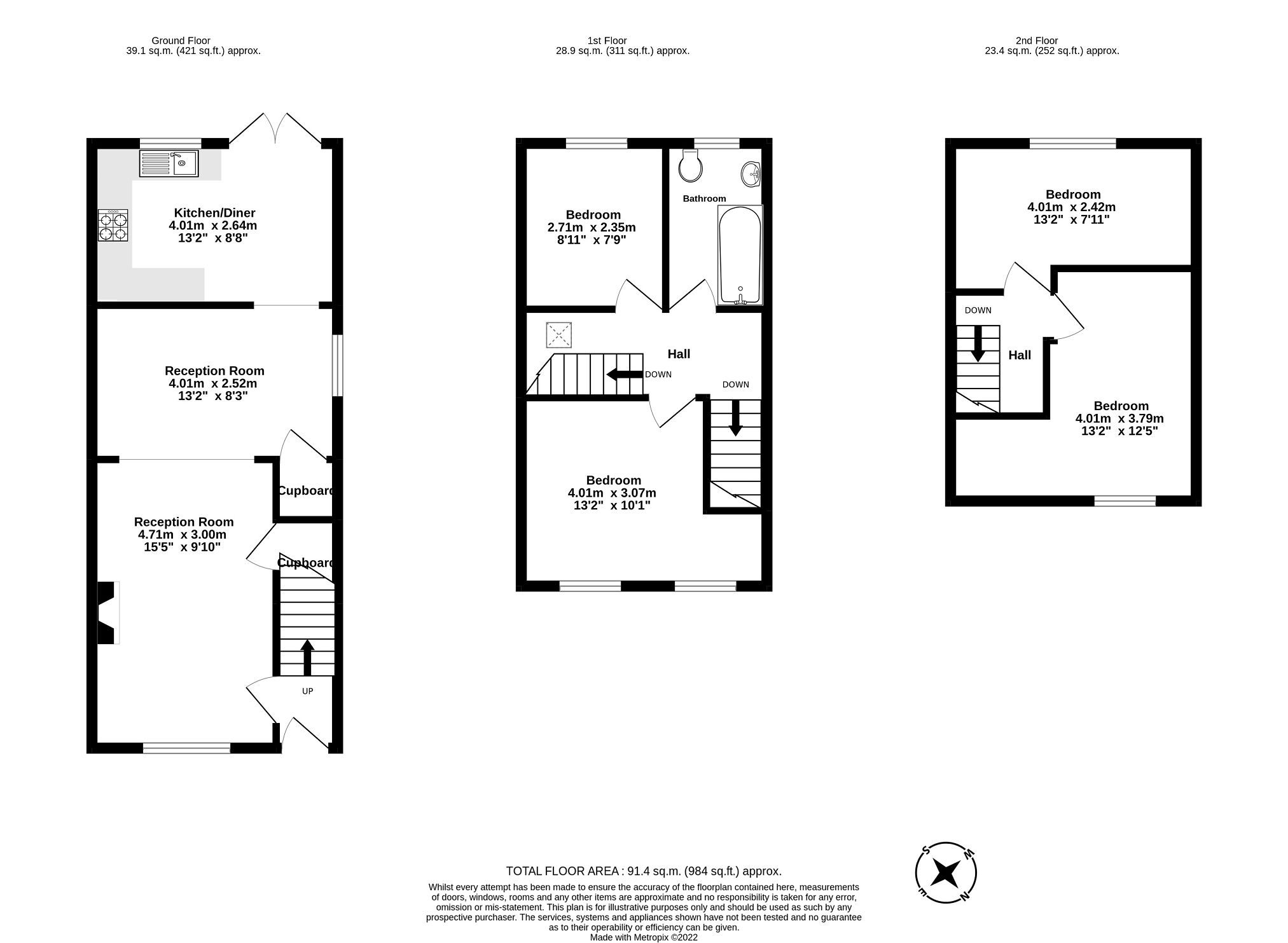 4 bed semidetached house for sale in Hunters Road, Chessington, Surrey