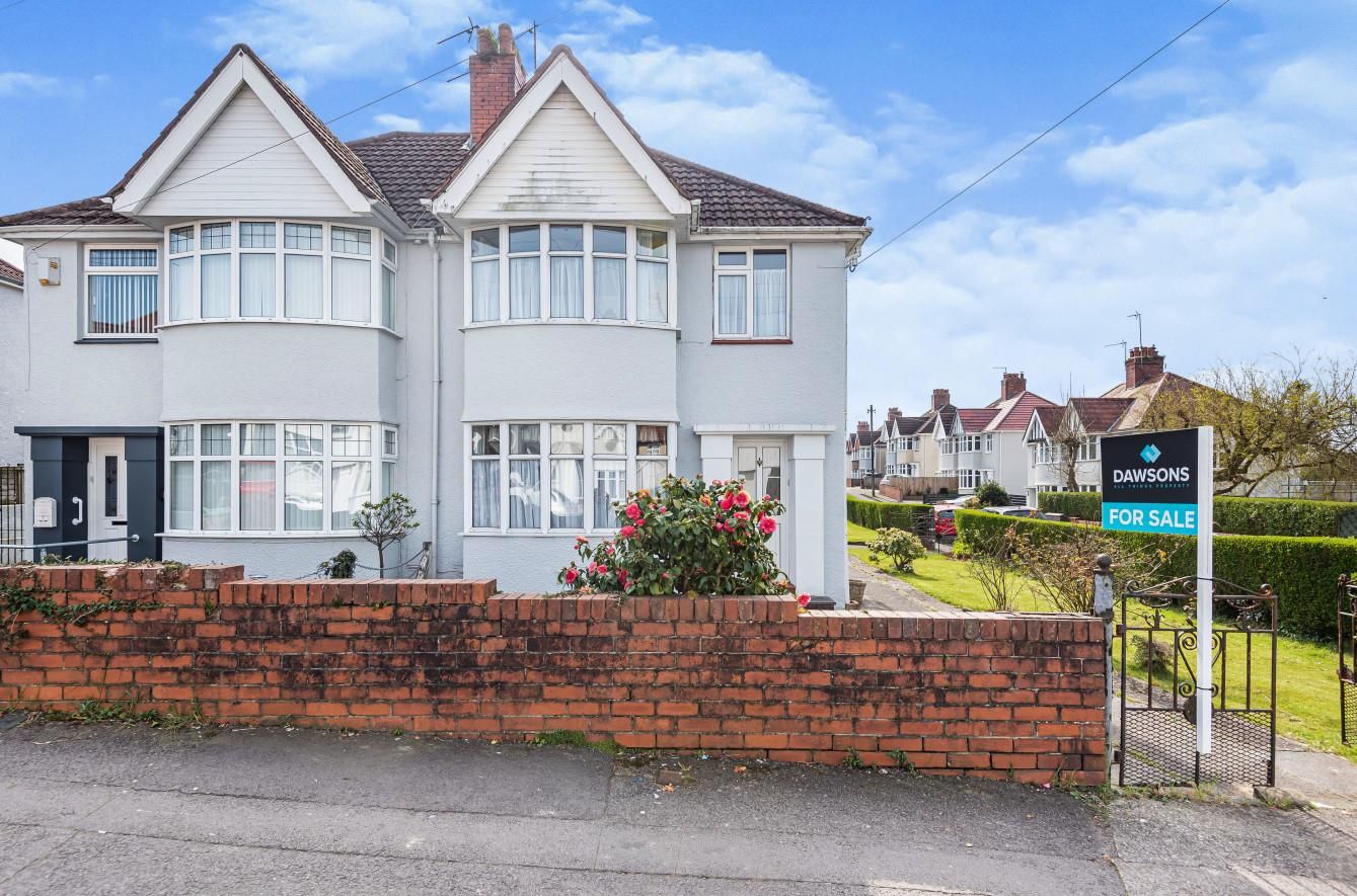 3 bed semidetached house for sale in Harlech Crescent, Sketty, Swansea