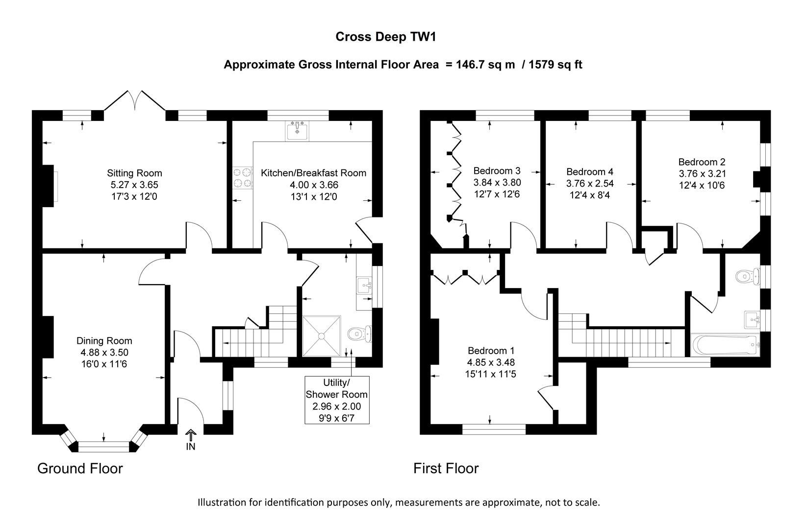 4 bed semidetached house for sale in Cross Deep, Twickenham TW1 Zoopla