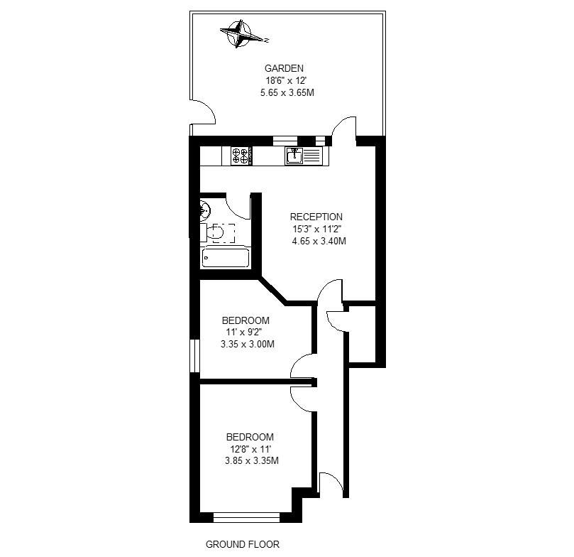 2 bed to rent in Kimble Road, Colliers Wood, London SW19 Zoopla