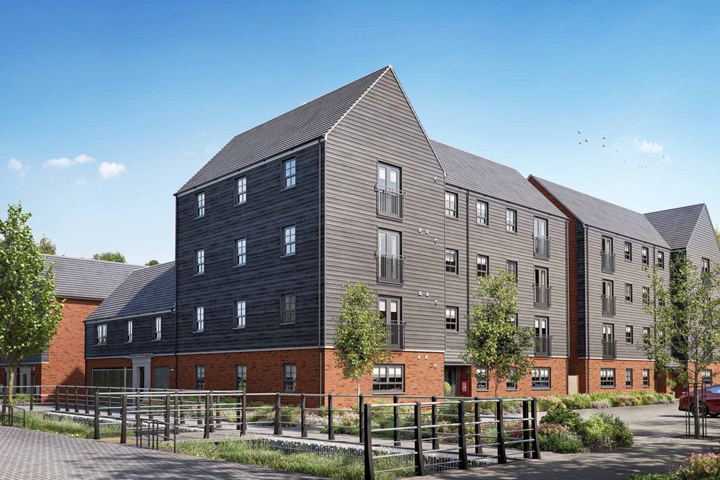 New home, 2 bed flat for sale in "Maldon" at Broughton Crossing, Broughton, Aylesbury HP22 Zoopla