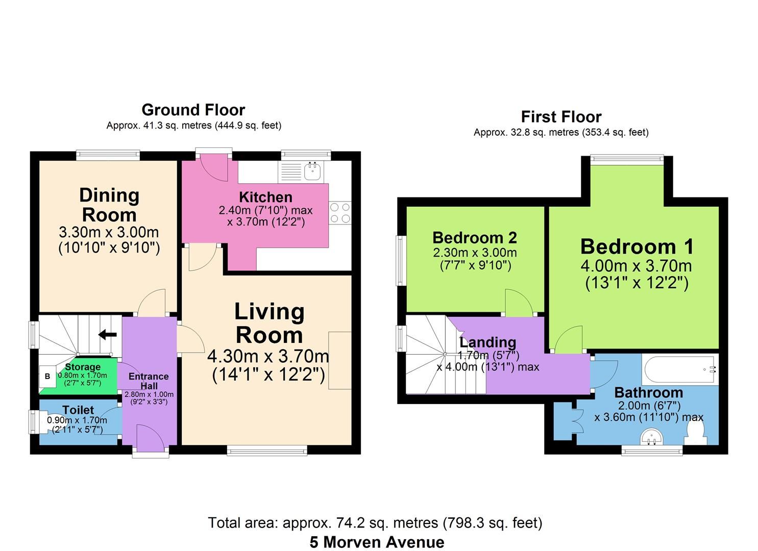 2 bed semidetached house for sale in Morven Avenue, Bolsover
