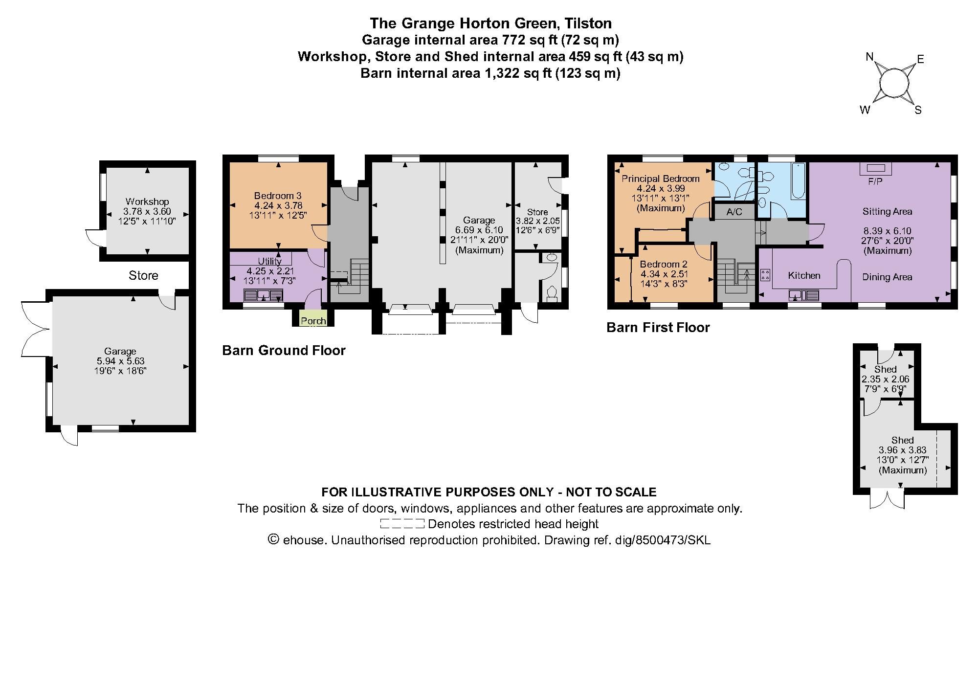 7 bed detached house for sale in Horton Green, Tilston, Malpas