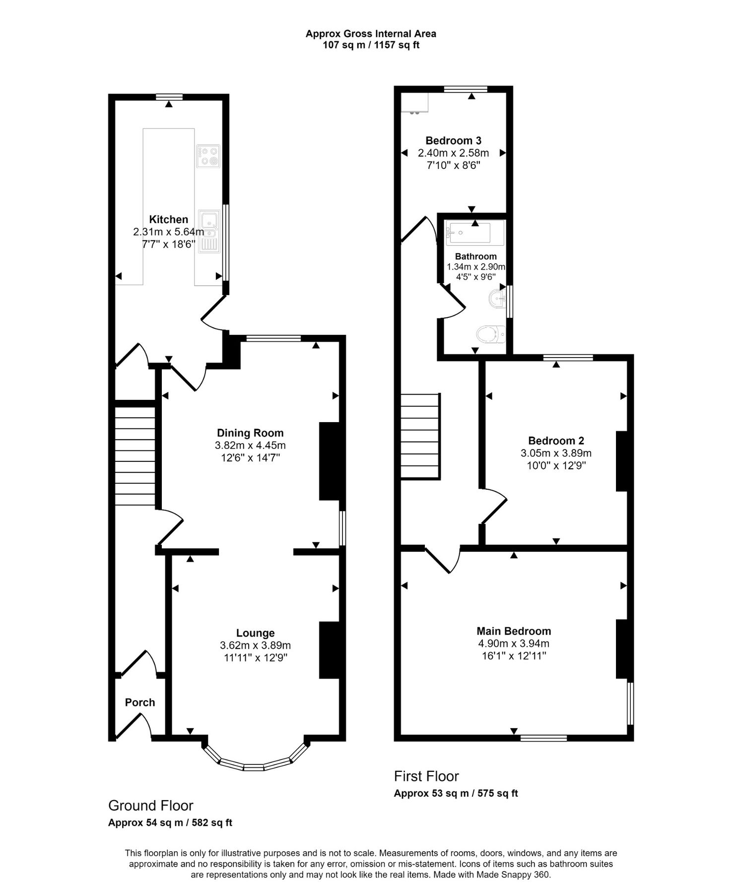 3 bed semidetached house for sale in Gidlow Lane, Wigan, Lancashire
