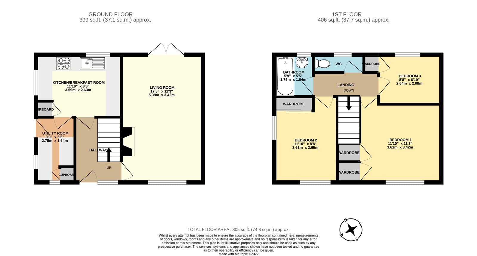 3 bed semidetached house for sale in Highland Road, Maidstone, Kent