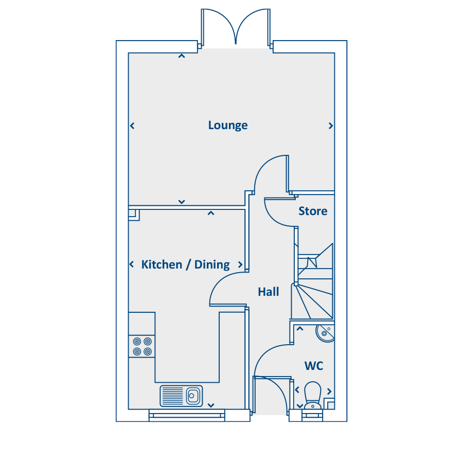New home, 3 bed property for sale in "The Caddington" at Ashorne Close