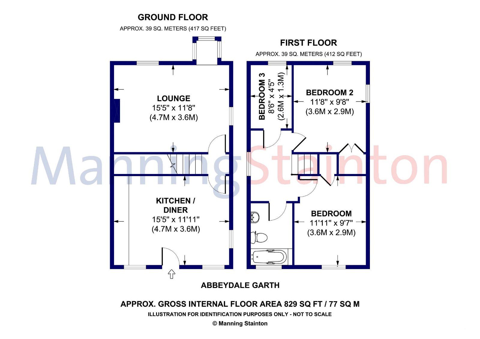 3 bed detached house for sale in Abbeydale Garth, Kirkstall, Leeds LS5