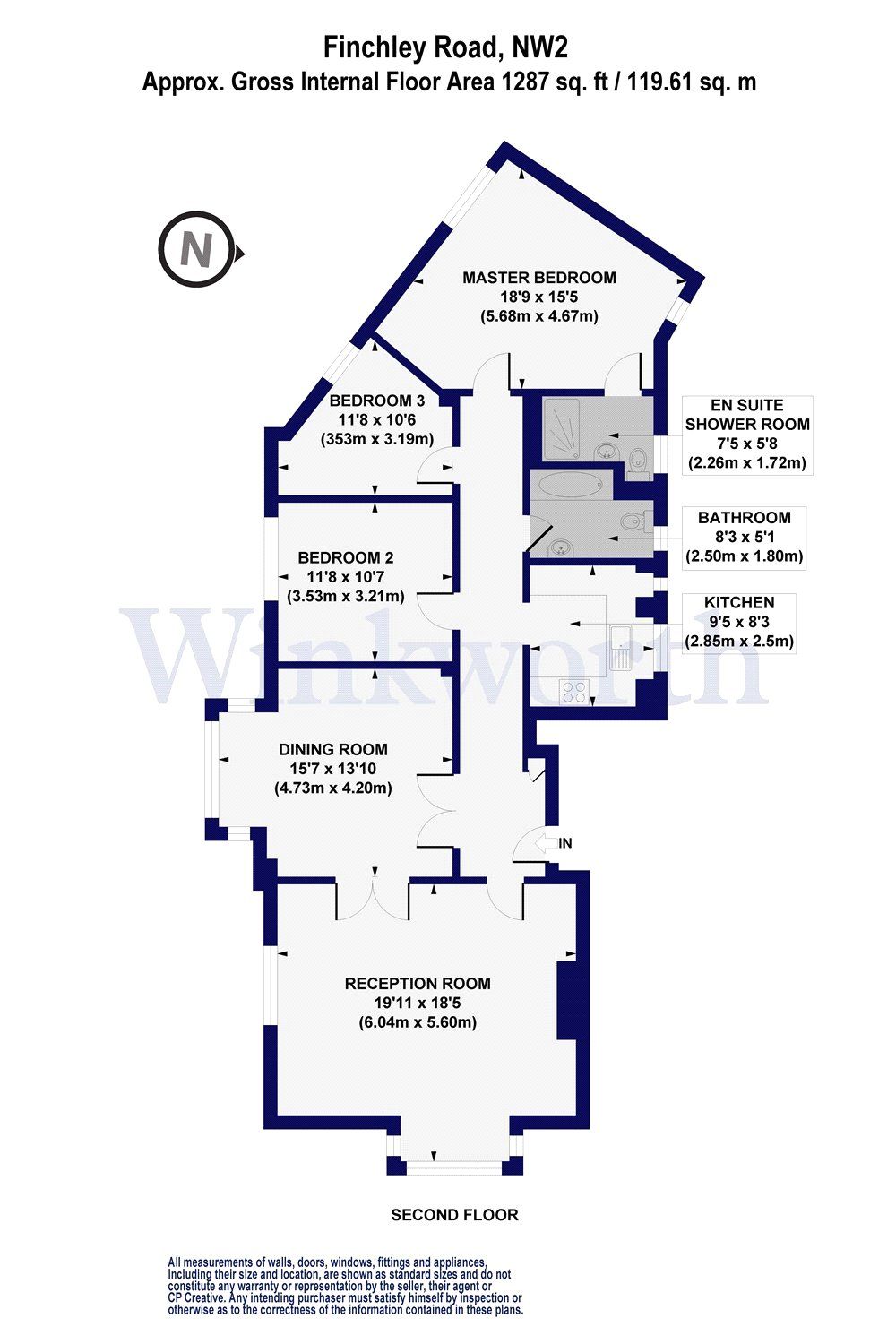 3 bed flat to rent in Wendover Court, Finchley Road, London NW2 Zoopla