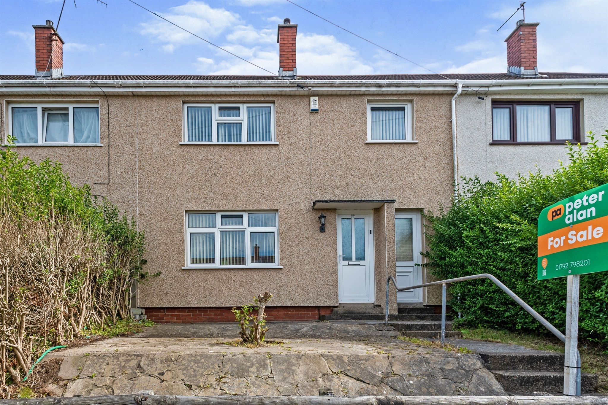 3 bed terraced house for sale in Tynycae Road, Llansamlet, Swansea SA7