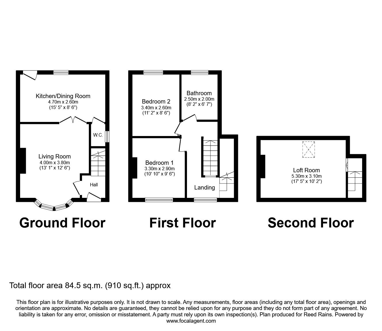2 bed terraced house to rent in Dalton Drive, Pendlebury, Swinton
