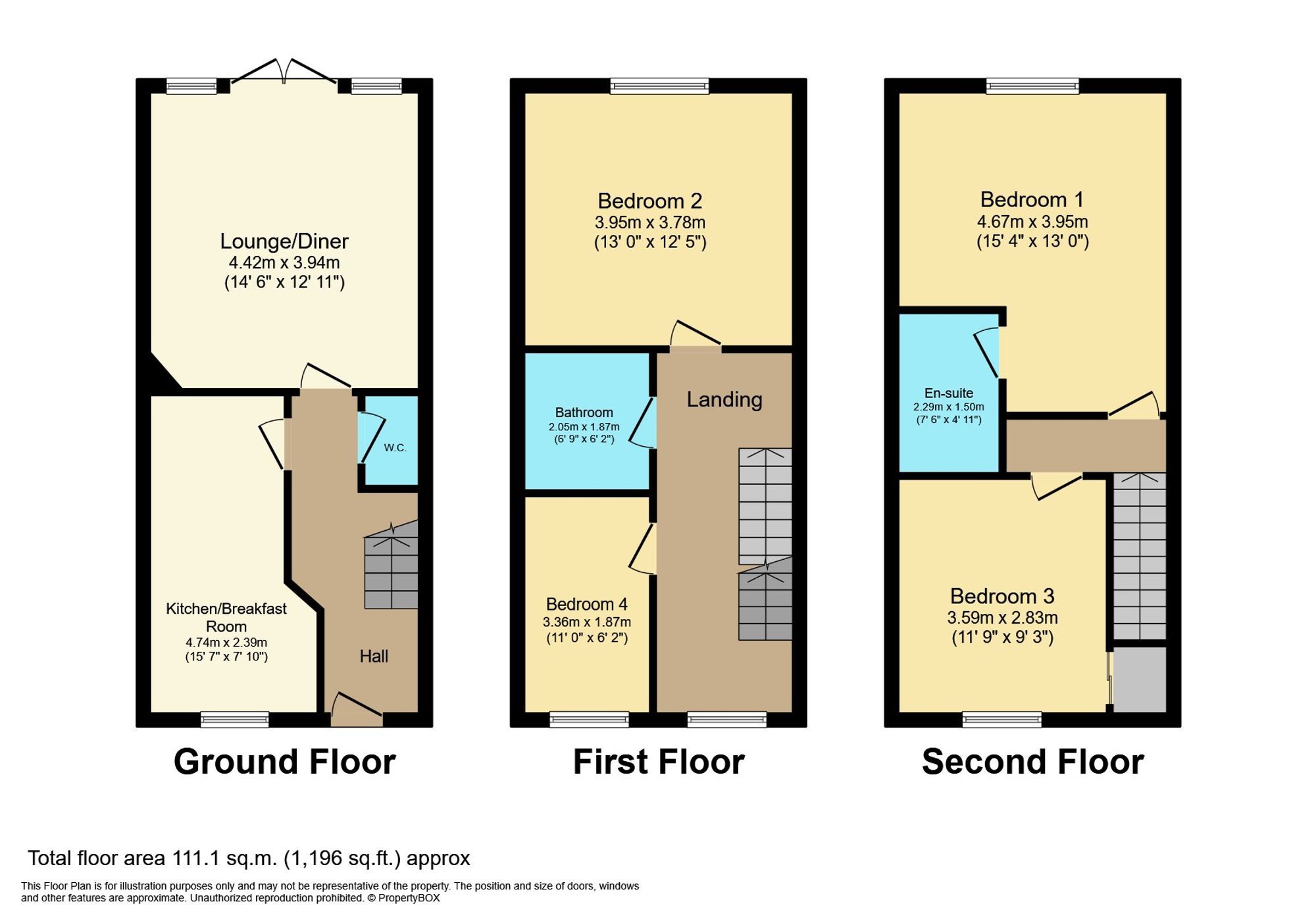 4 bed terraced house for sale in Stonemere Drive, Radcliffe M26 Zoopla