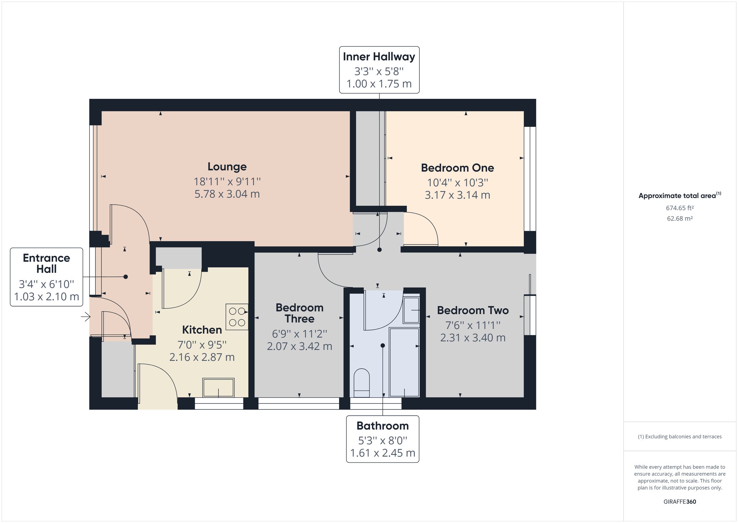 3 bed bungalow for sale in Bewley Way, Churchdown, Gloucester