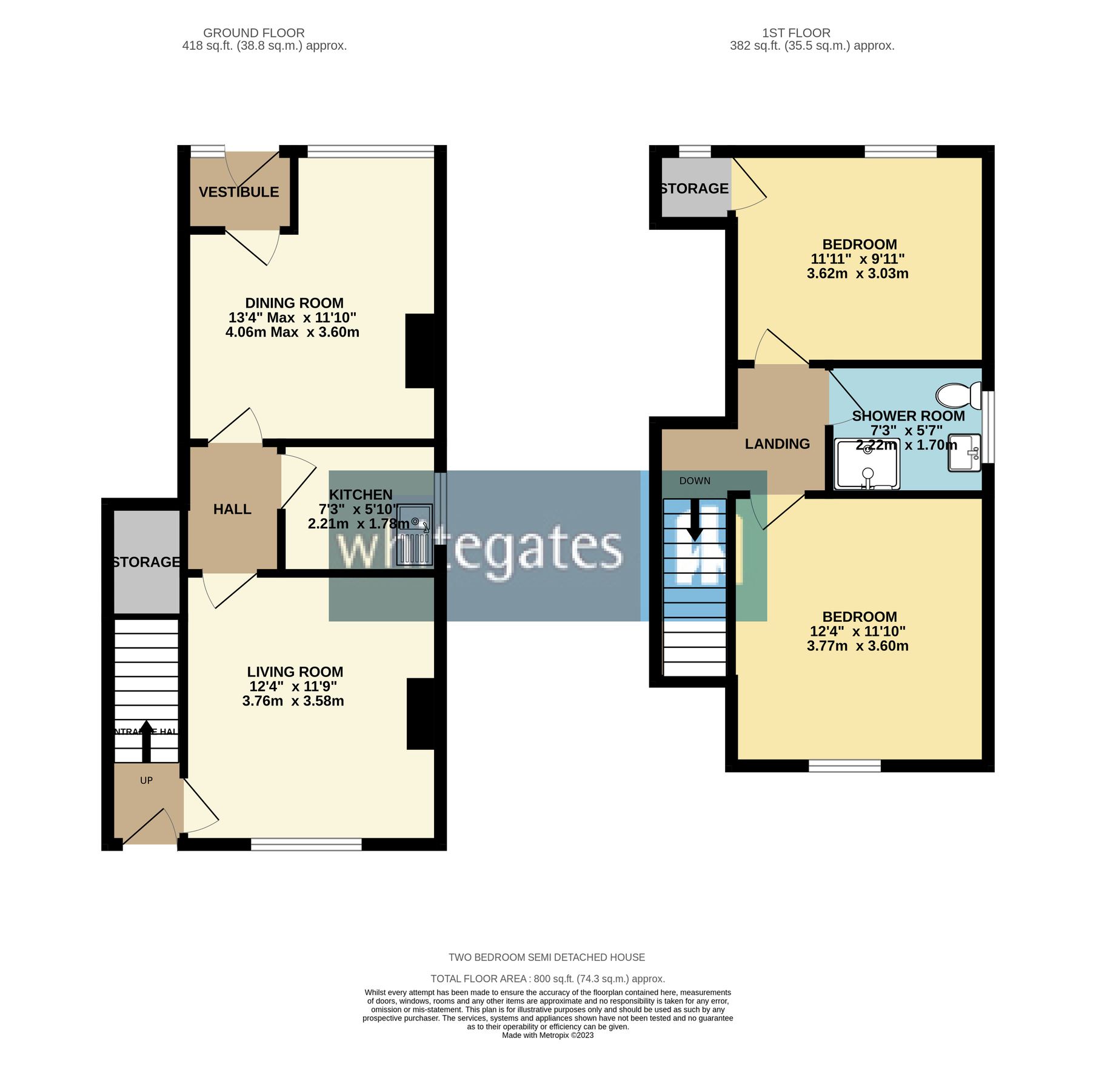 2 bed semidetached house for sale in Cow Lane, Knottingley, West