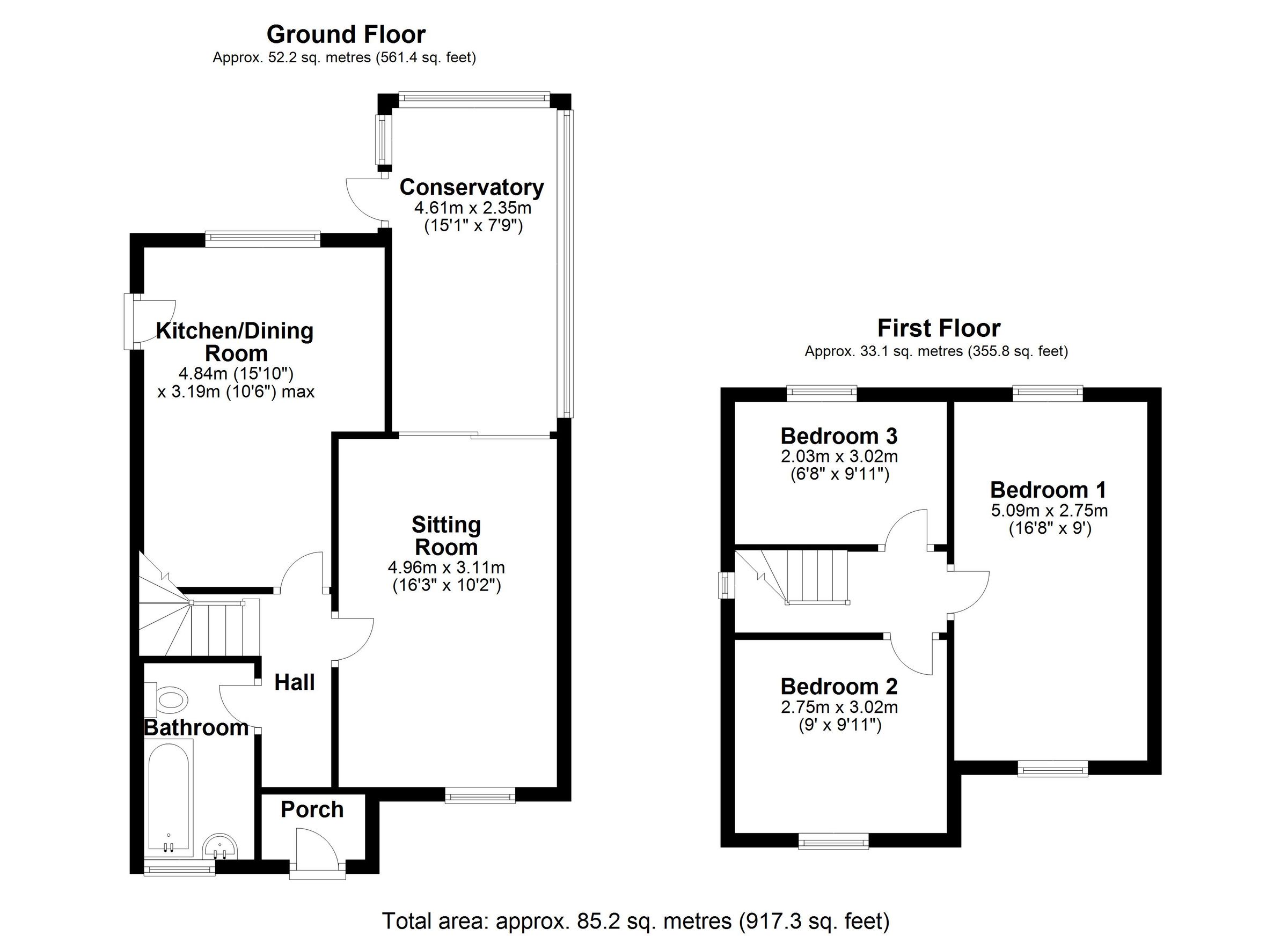 3 bed semidetached house for sale in Highwood Road, Newcastle Upon