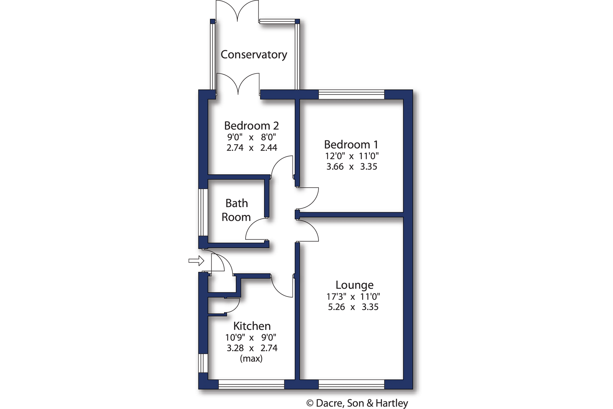 2 bed bungalow for sale in Middlebrook Drive, Bradford, West Yorkshire