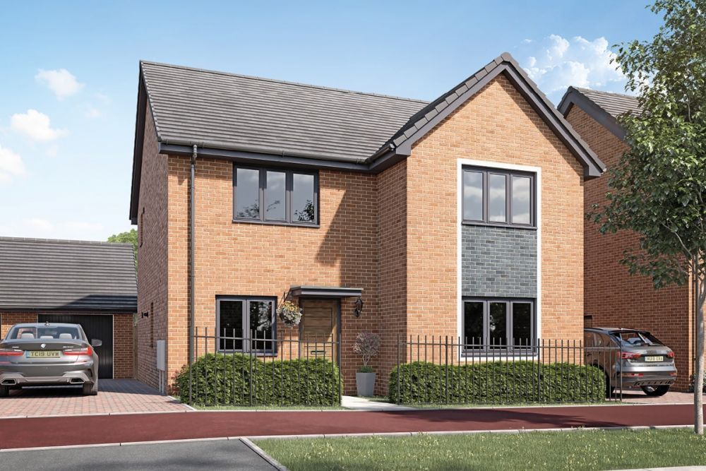 New home, 4 bed property for sale in "The Dartford" at Elmswell Road