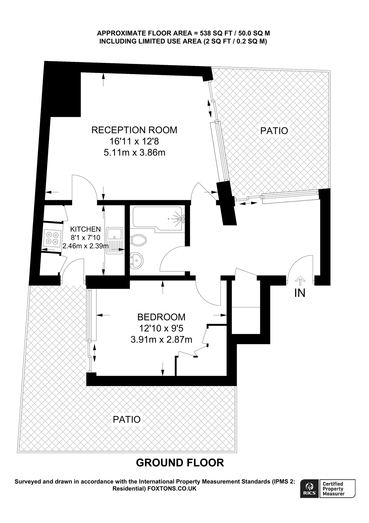 1 bed flat to rent in Wandsworth Road, Clapham, London SW8 Zoopla