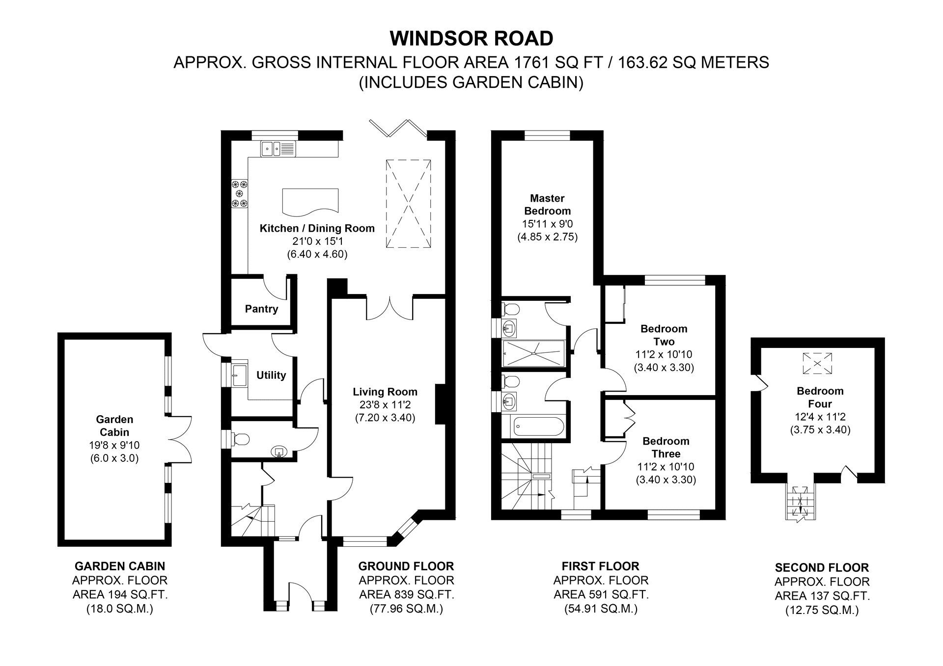 4 bed detached house for sale in Windsor Road, Maidenhead, Berkshire