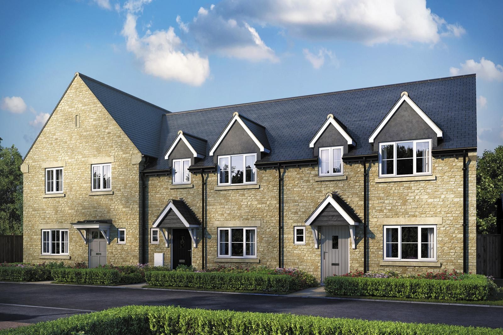 New home, 4 bed terraced house for sale in Dene, Montague Grove, Main