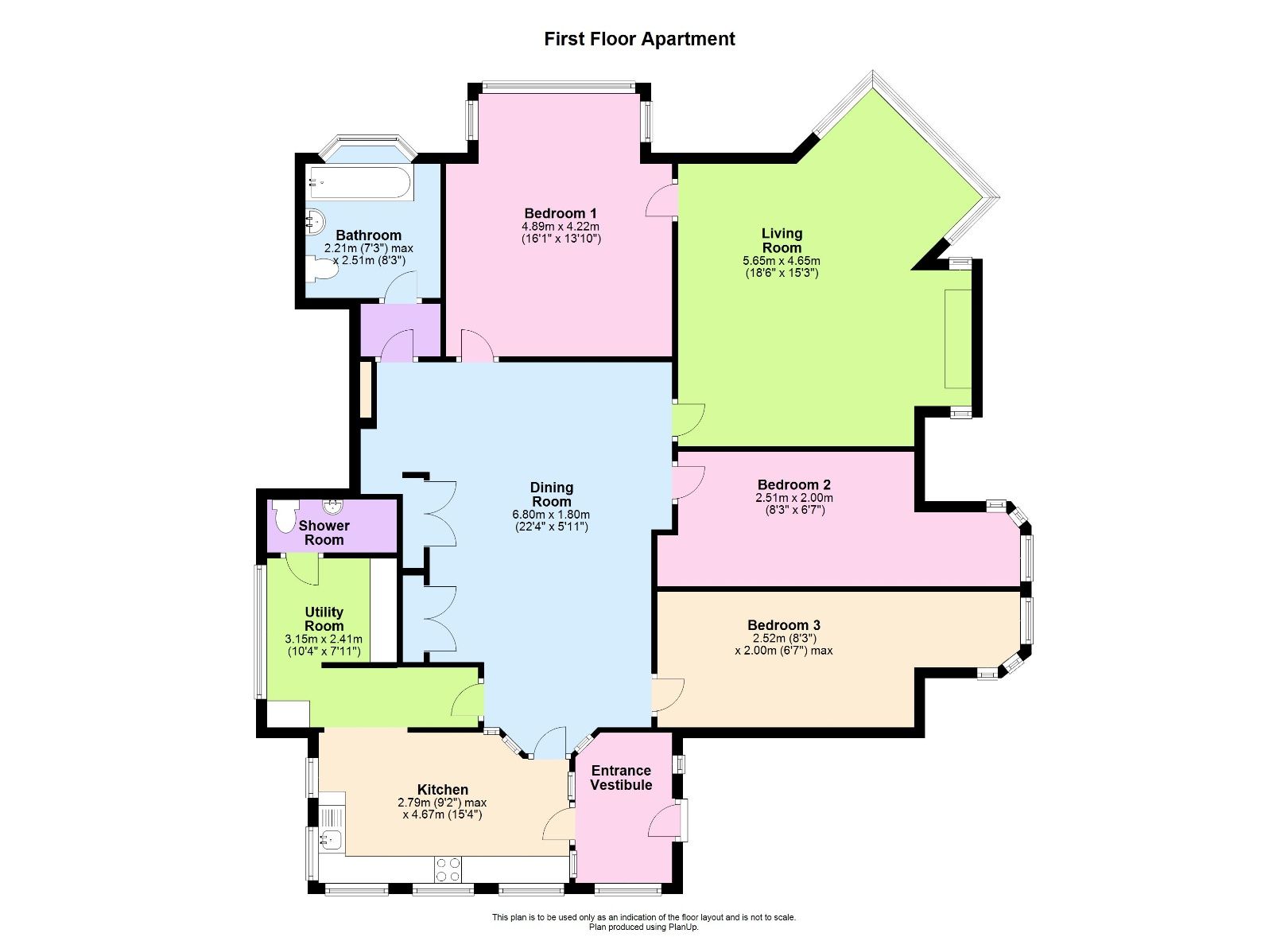 3 bed flat for sale in Belle Vue Road, Roundham, Paignton, Devon TQ4