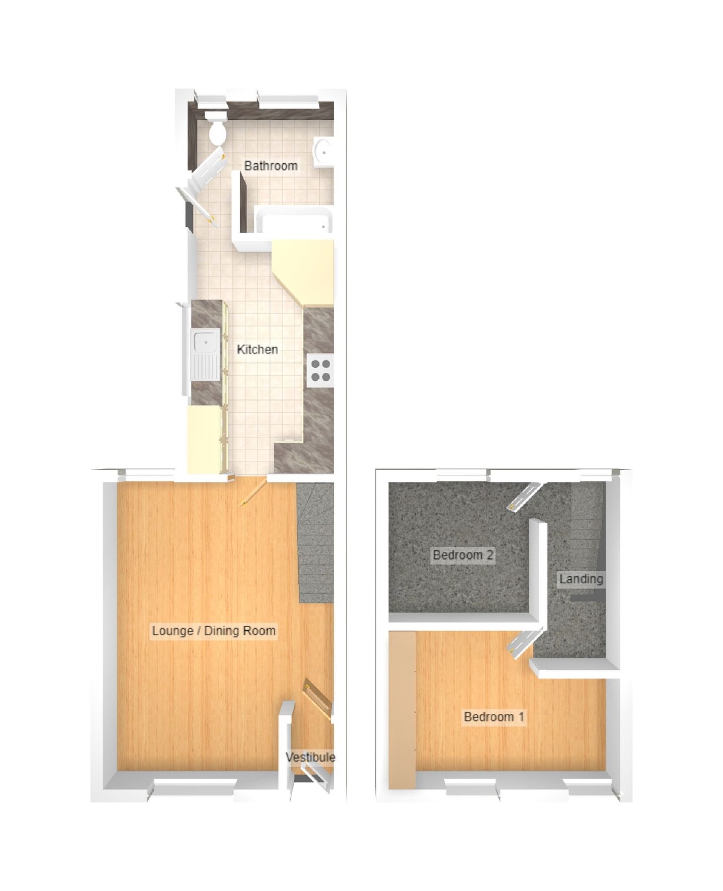 2 bed terraced house for sale in Margam Street, Cymmer, Port Talbot