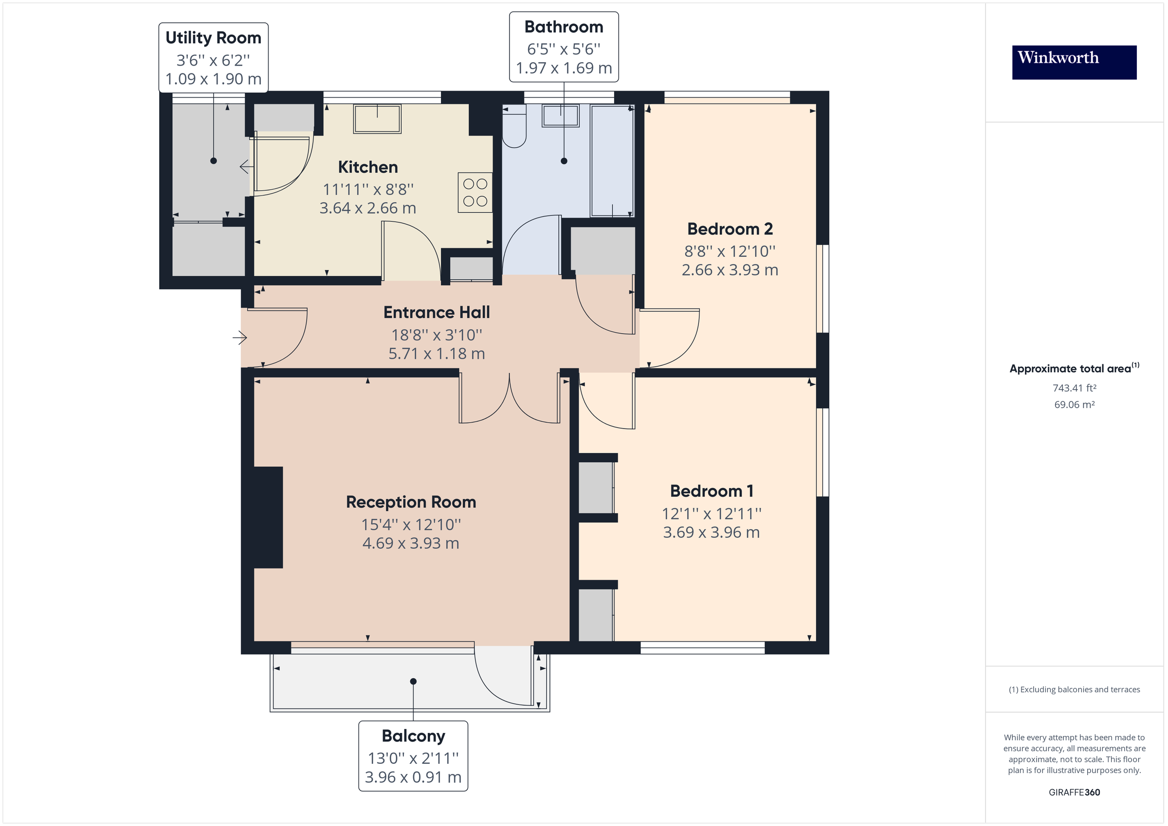 2 bed flat for sale in The Paddocks, Wembley HA9 Zoopla