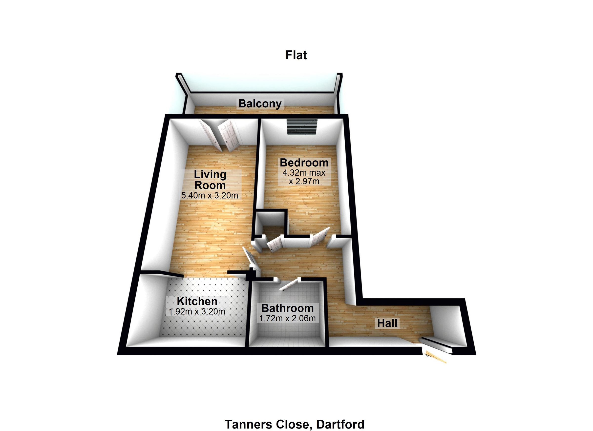 1 bed flat for sale in Tanners Close, Crayford, Dartford DA1 Zoopla