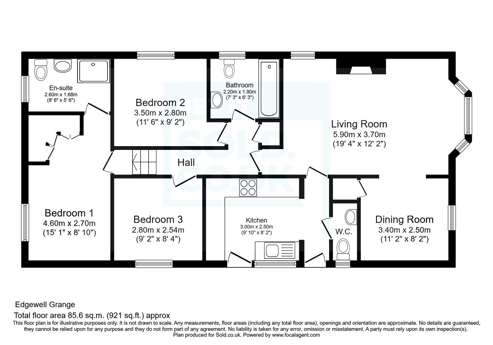3 bed bungalow for sale in Edgewell Grange, Prudhoe, Northumberland