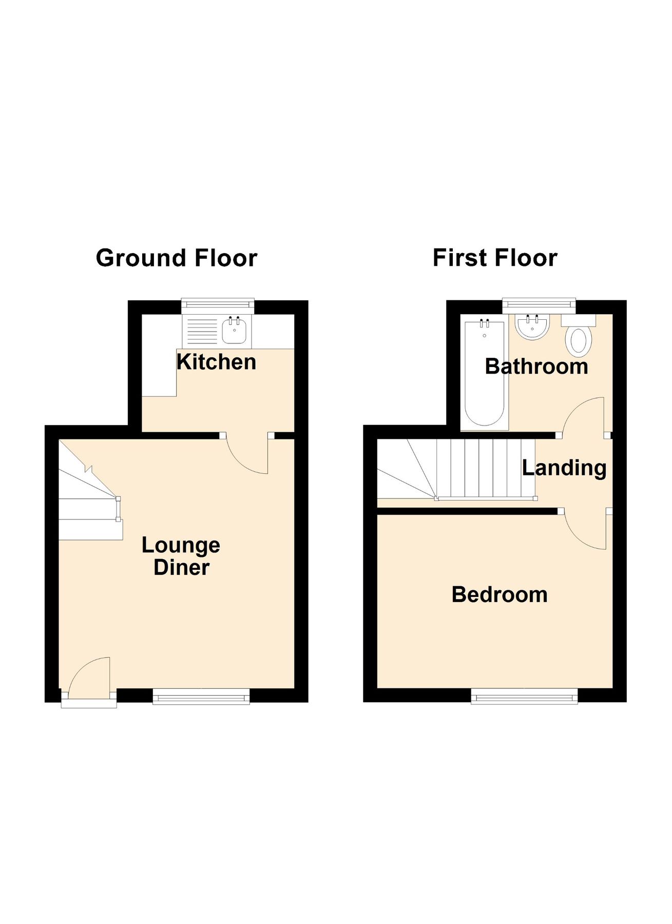 1 bed end terrace house for sale in High Street, BarrowUponHumber