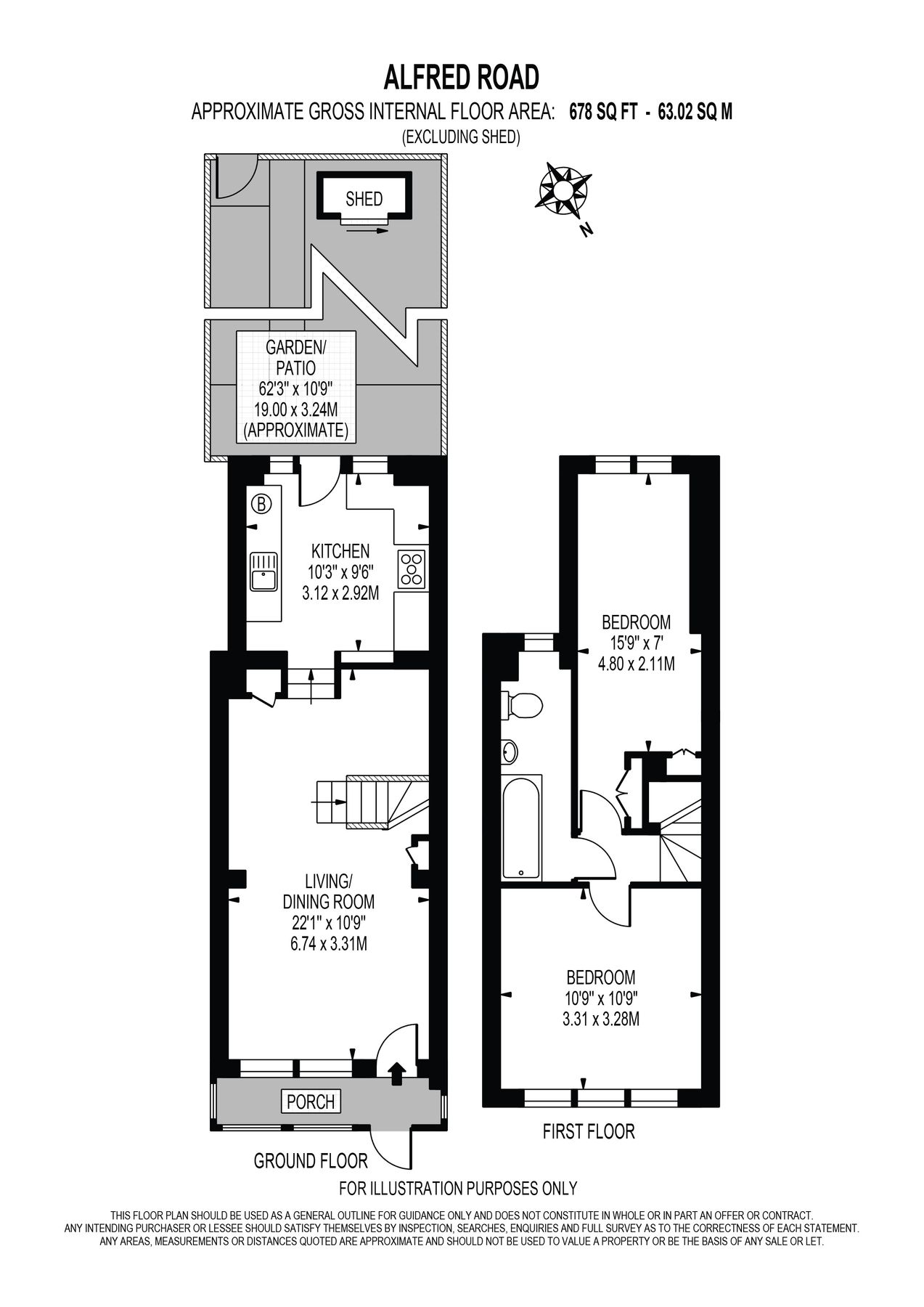 2 bed terraced house for sale in Alfred Road, London SE25 Zoopla