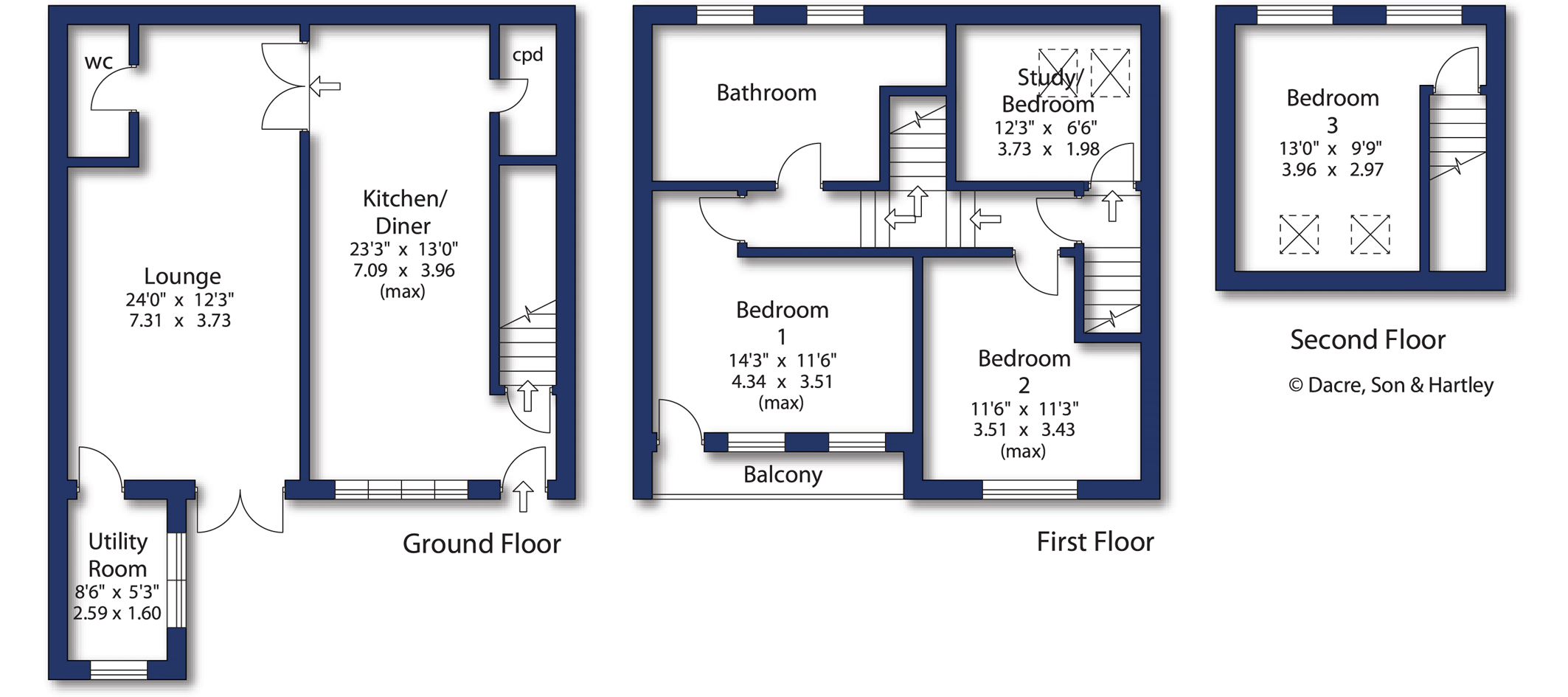 3 bed terraced house for sale in High Cote, Riddlesden, Keighley BD20