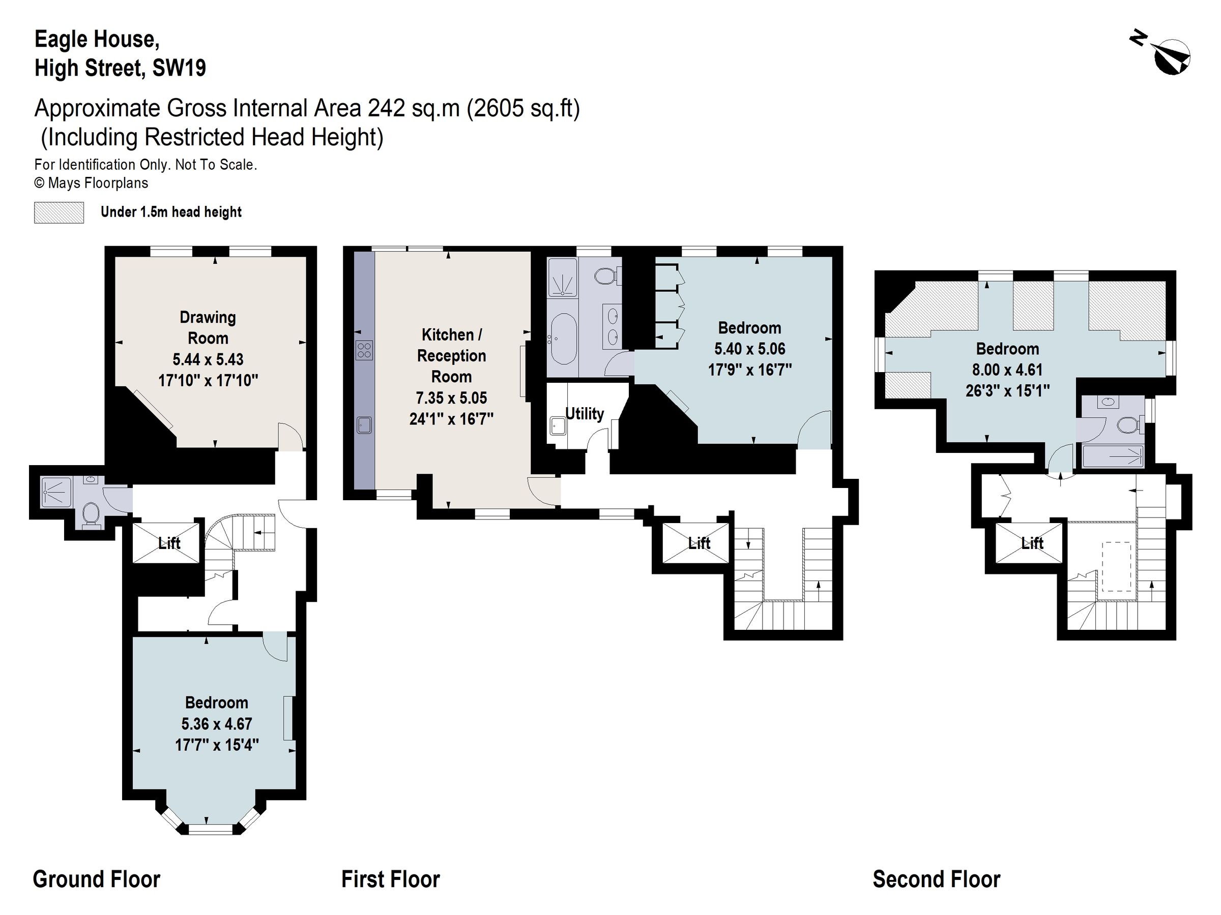 3 bed flat for sale in Eagle House, High Street, Wimbledon, London SW19 Zoopla