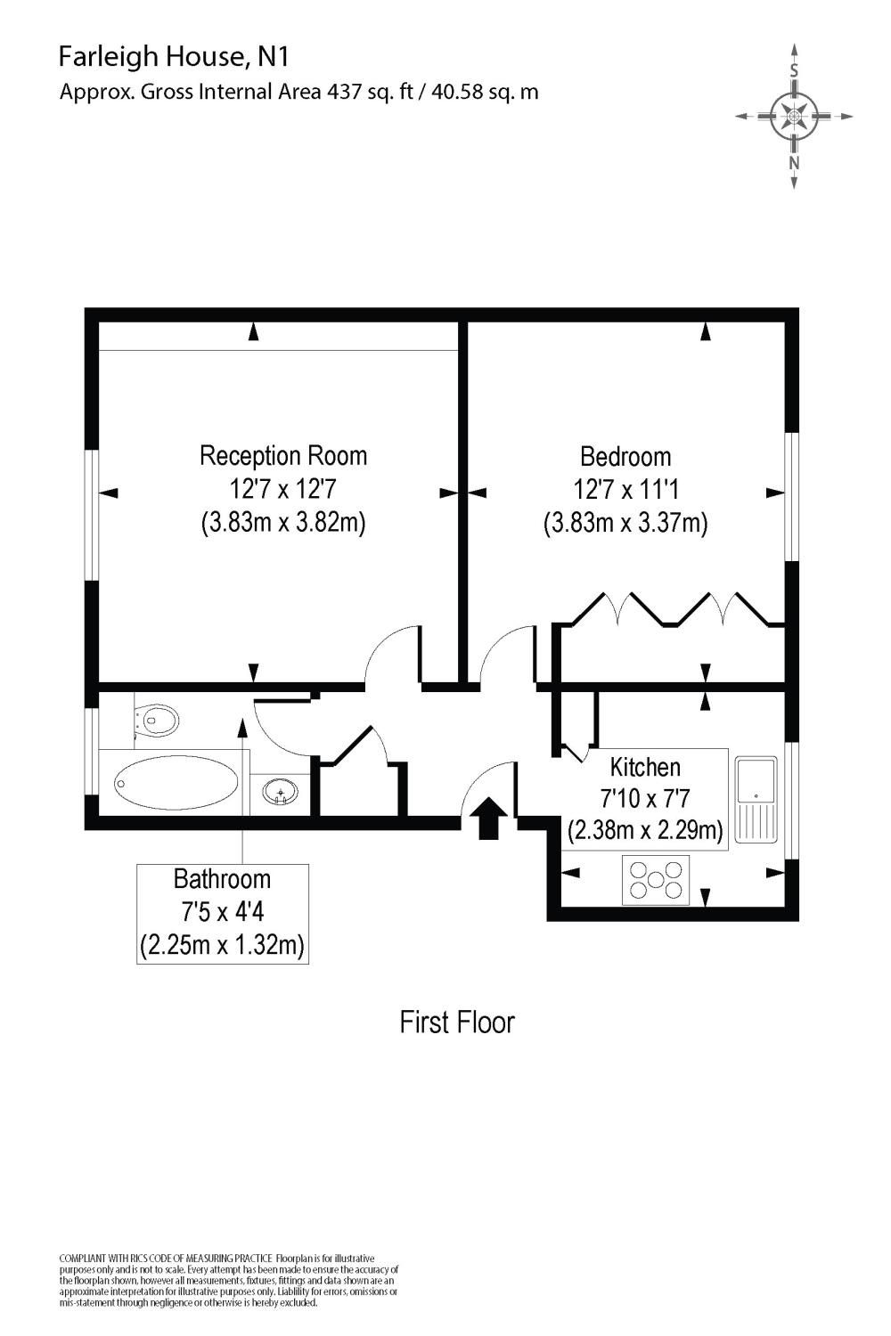1 bed flat to rent in Halton Road, London N1 Zoopla