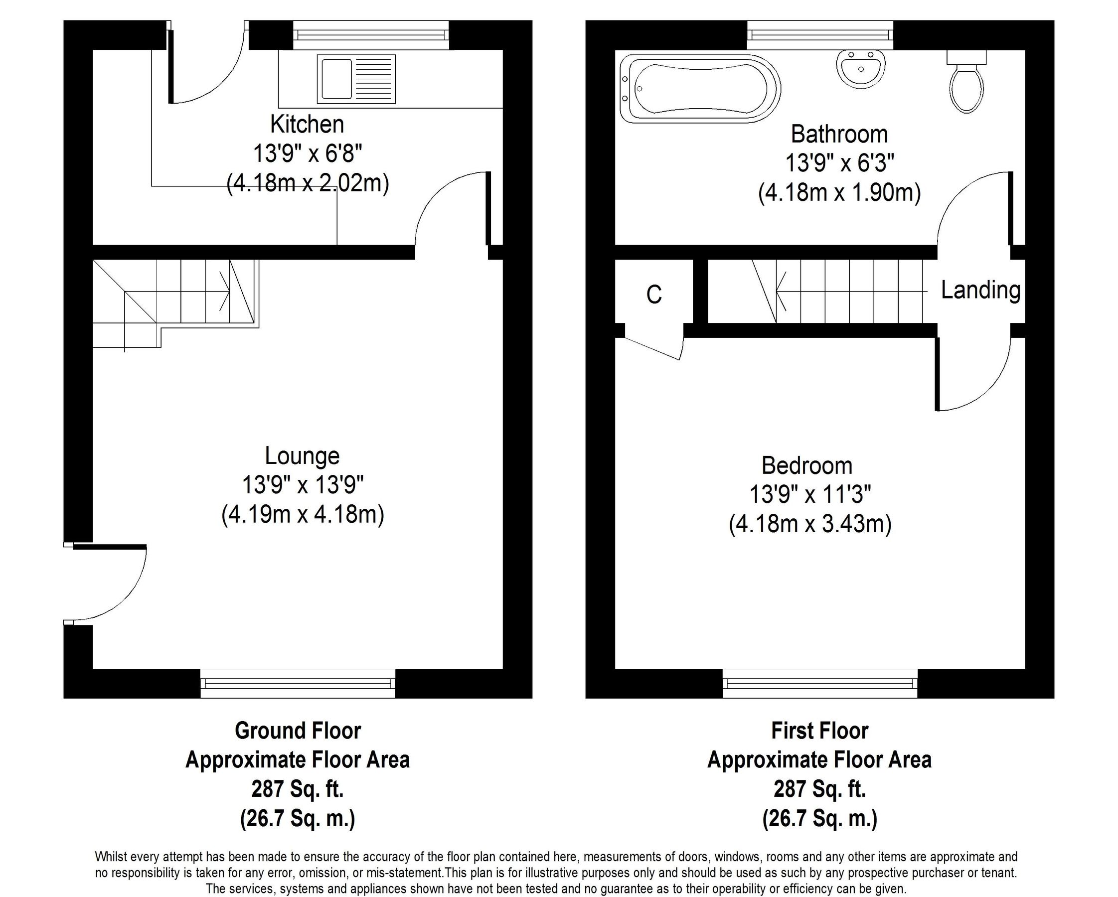 1 bed semidetached house for sale in Settle Street, Little Lever
