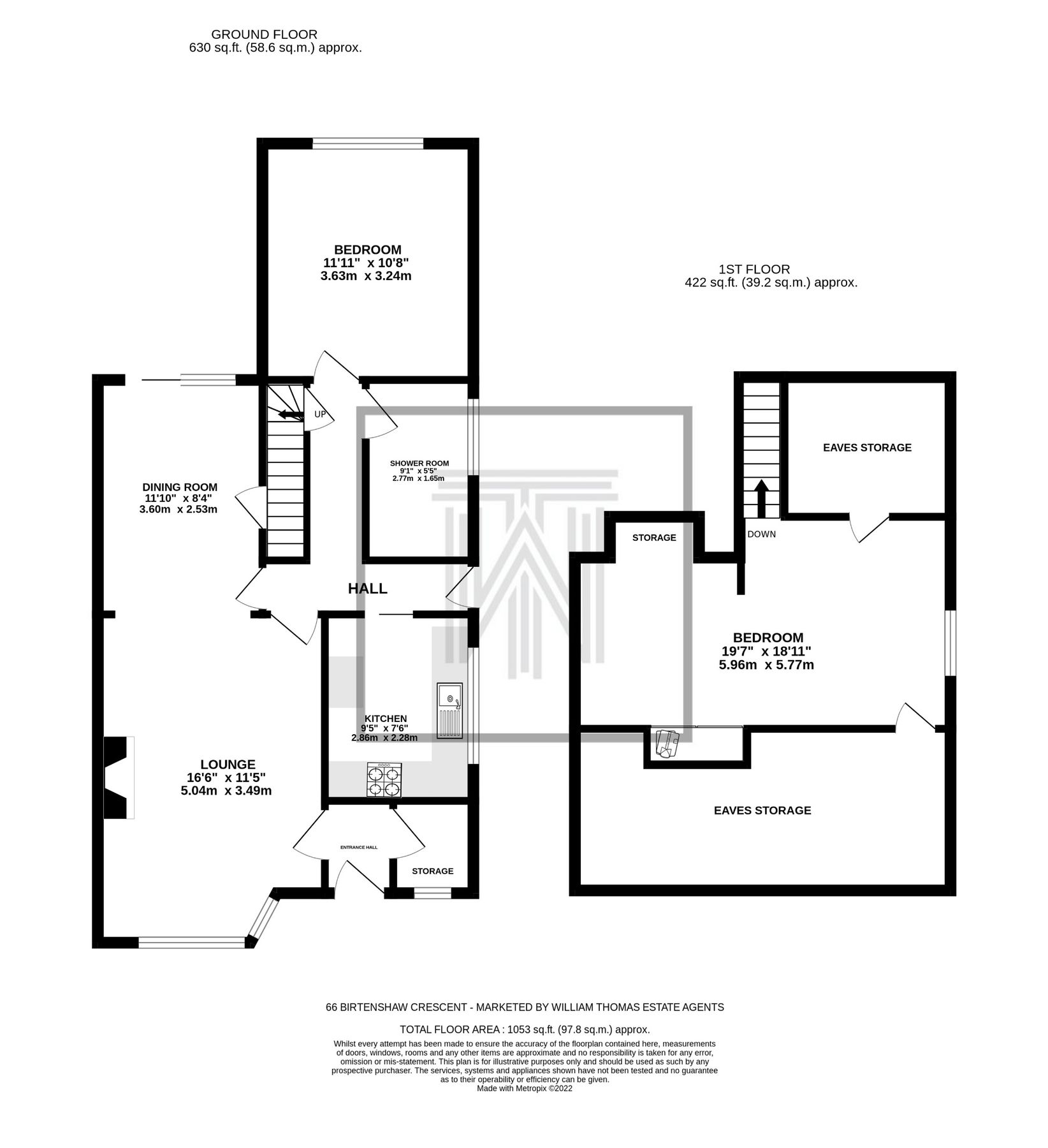 1 bed bungalow for sale in Birtenshaw Crescent, Bromley Cross, Bolton