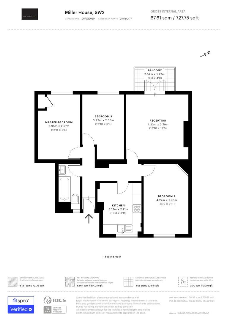 3 bed flat to rent in Forster Road, London SW2 Zoopla