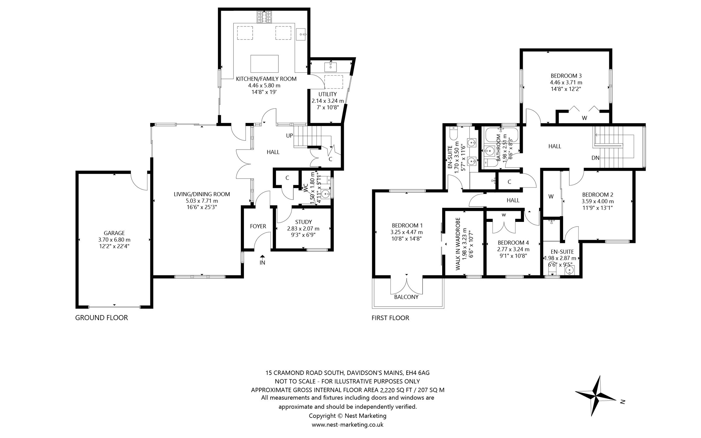 5 bed linkdetached house for sale in 'morham', 15 Cramond Road South