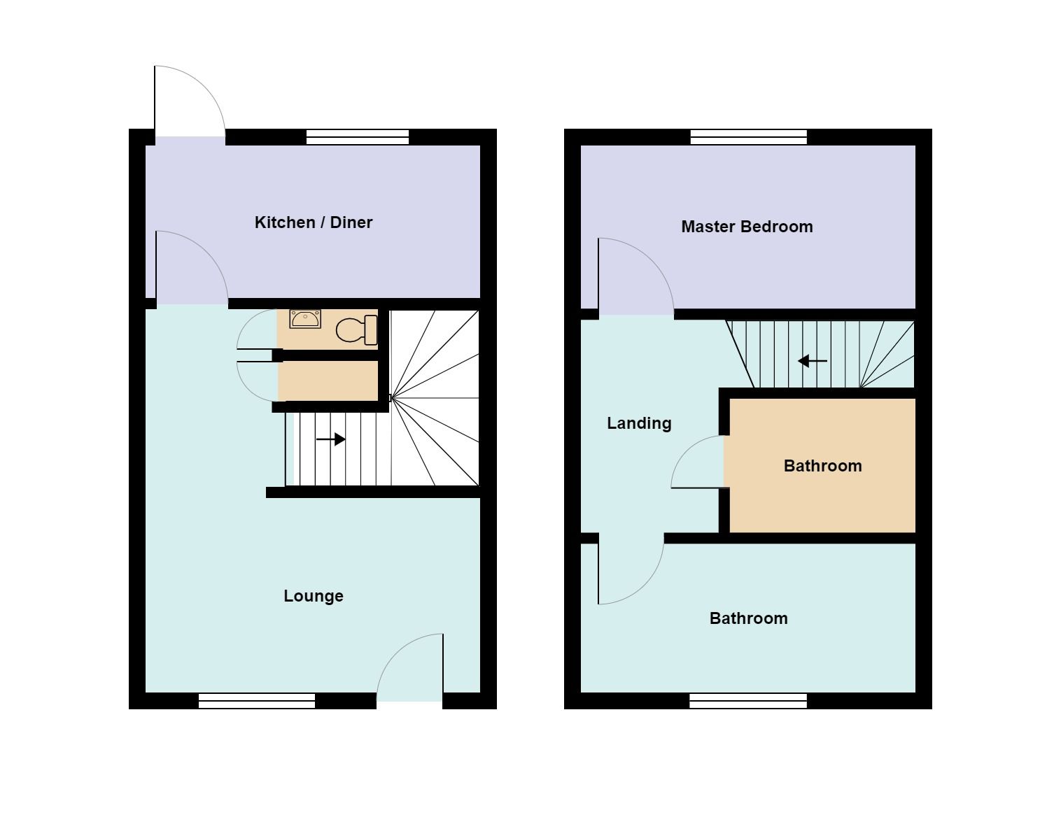 2 bed terraced house for sale in Silver Street, Whitwick, Coalville