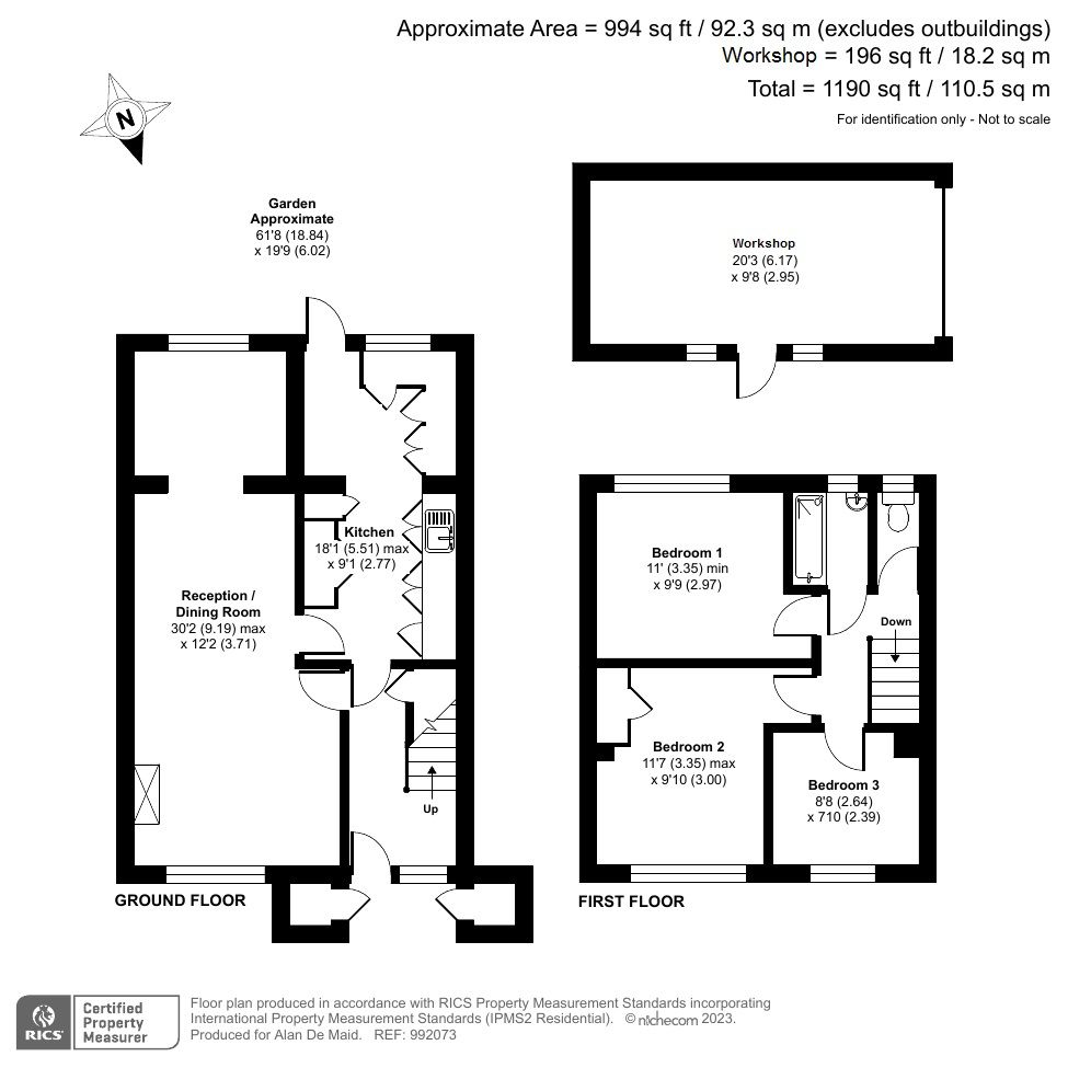 3 bed terraced house for sale in Southlands Avenue, Orpington BR6 Zoopla