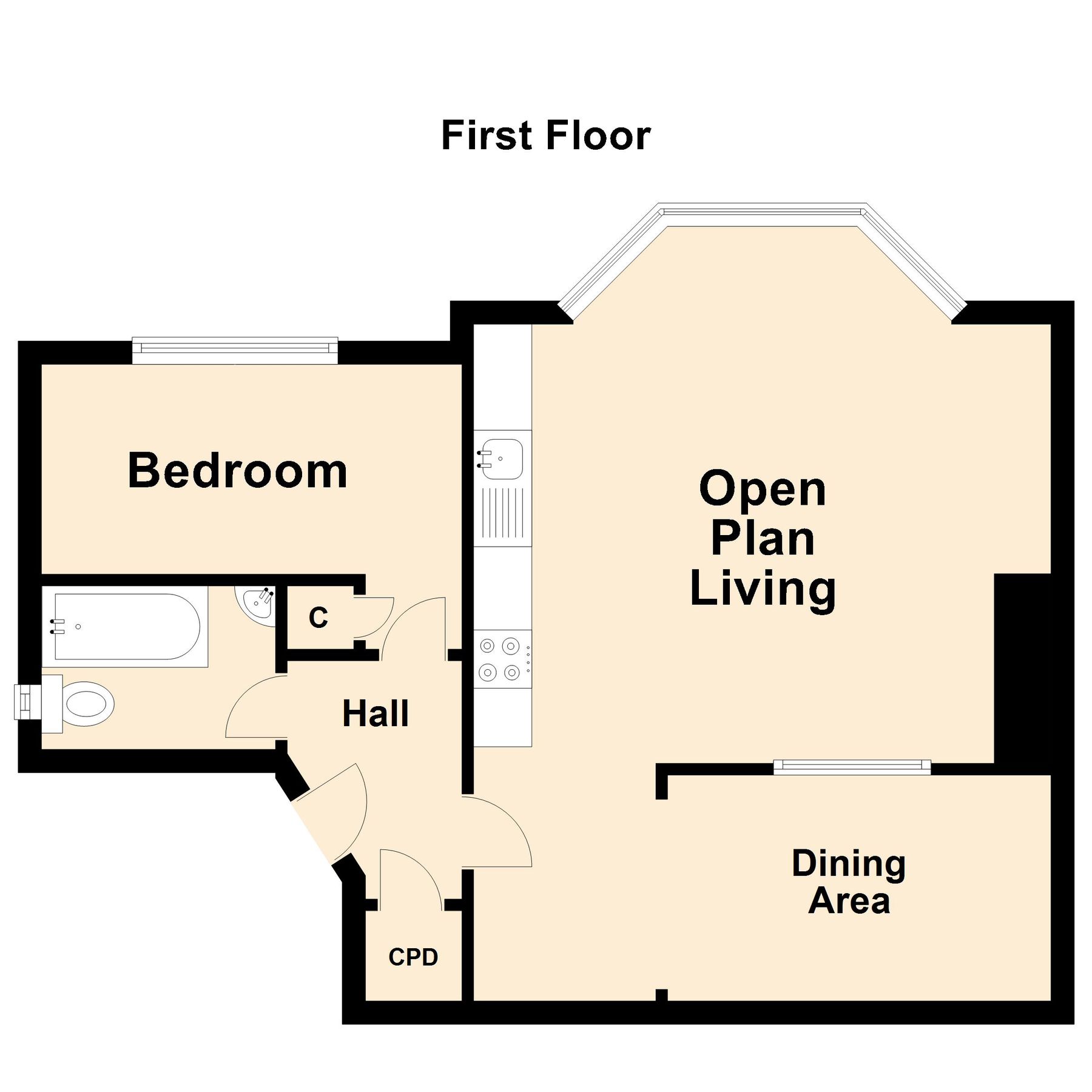 1 bed flat for sale in Augusta Gardens, Folkestone, Kent CT20 Zoopla