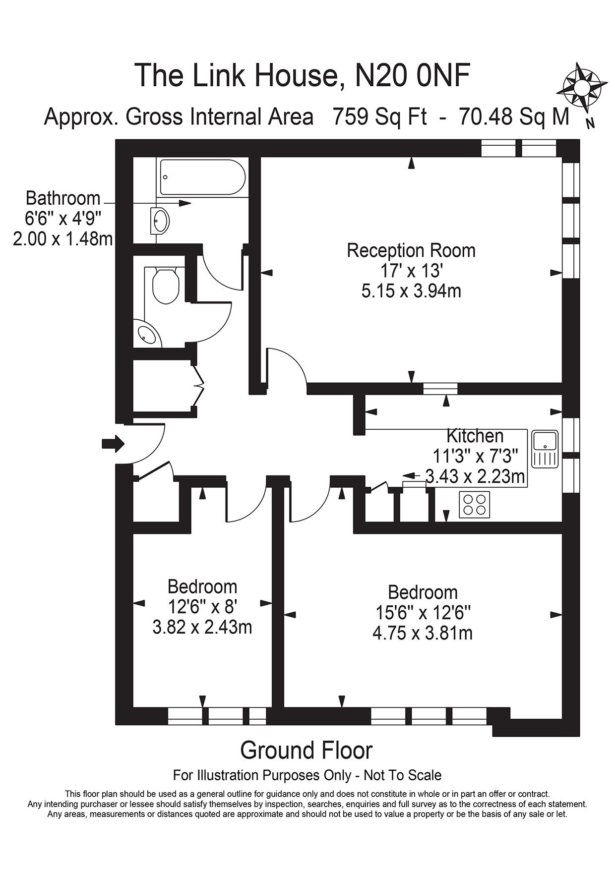 2 bed flat to rent in Friern Lane, London N20 Zoopla