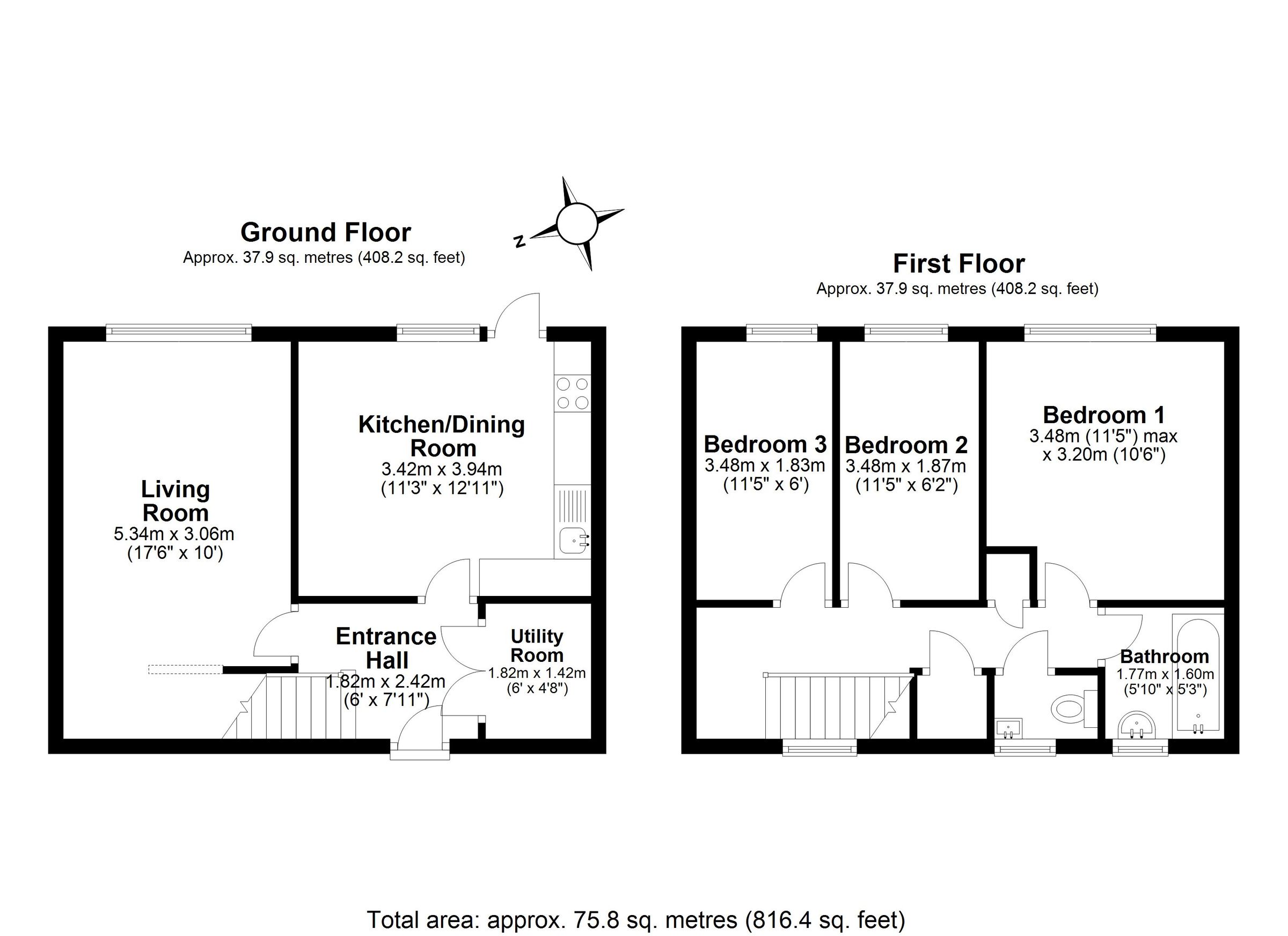 3 bed terraced house for sale in Robin Place, Boundary Way, Watford